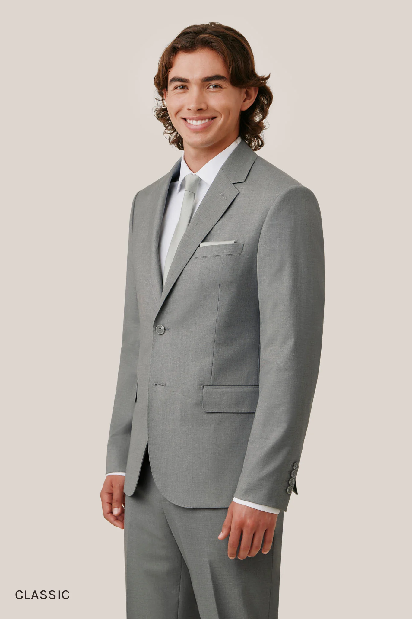 Taylor Suit Jacket - Gray - Image 8