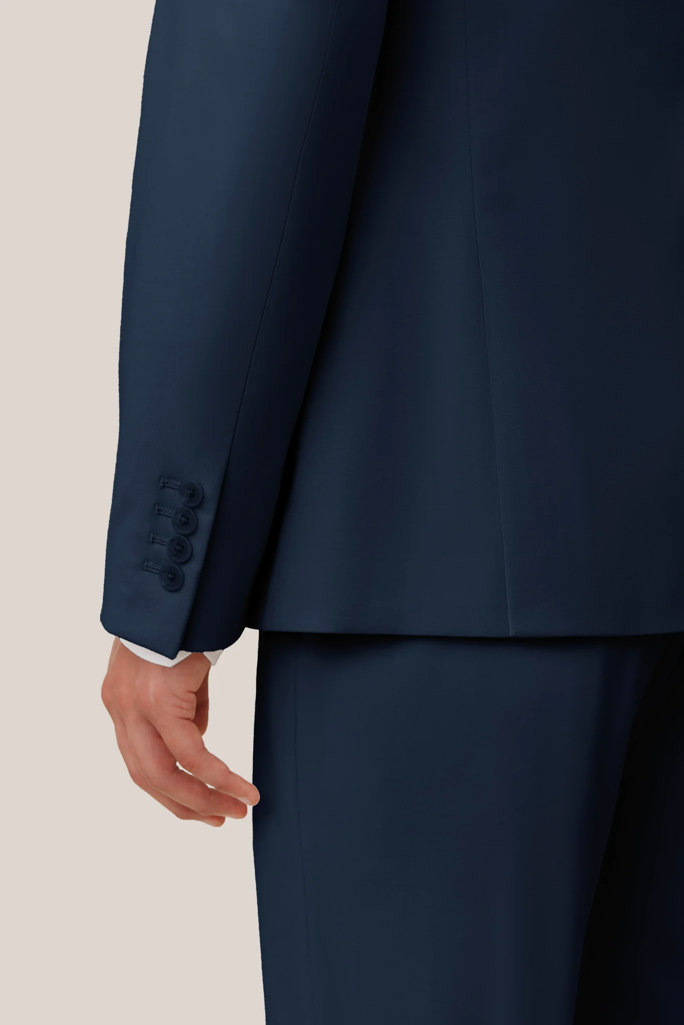 Taylor Suit Jacket - Navy - Image 12