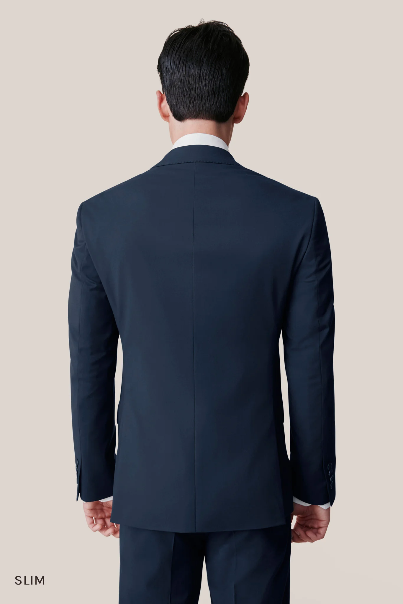 Taylor Suit Jacket - Navy - Image 4