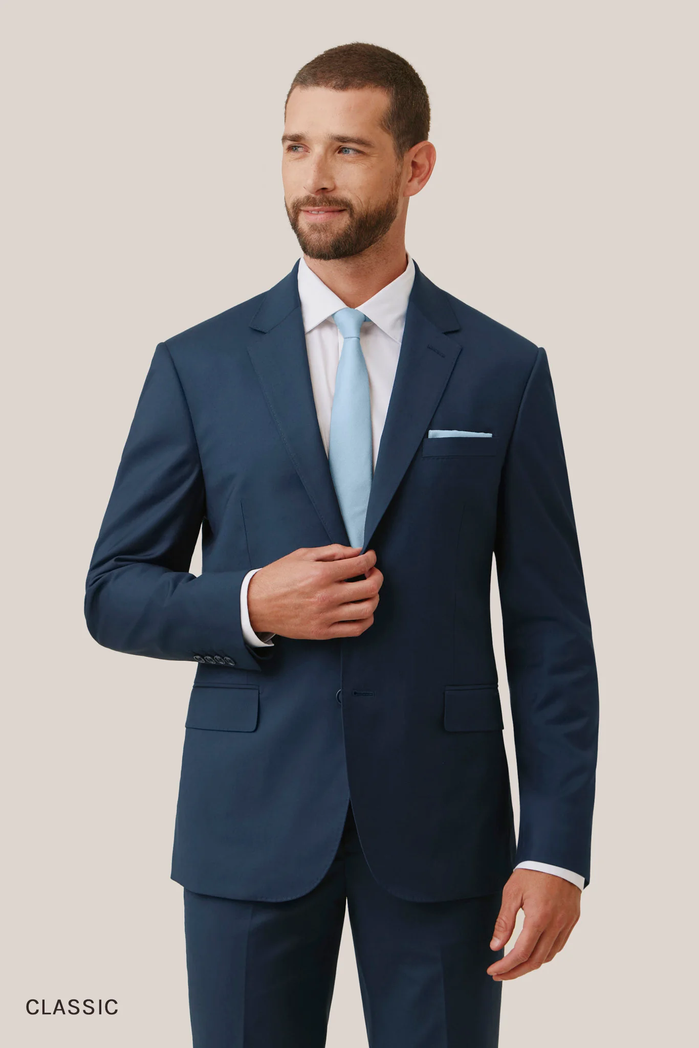 Taylor Suit Jacket - Navy - Image 6