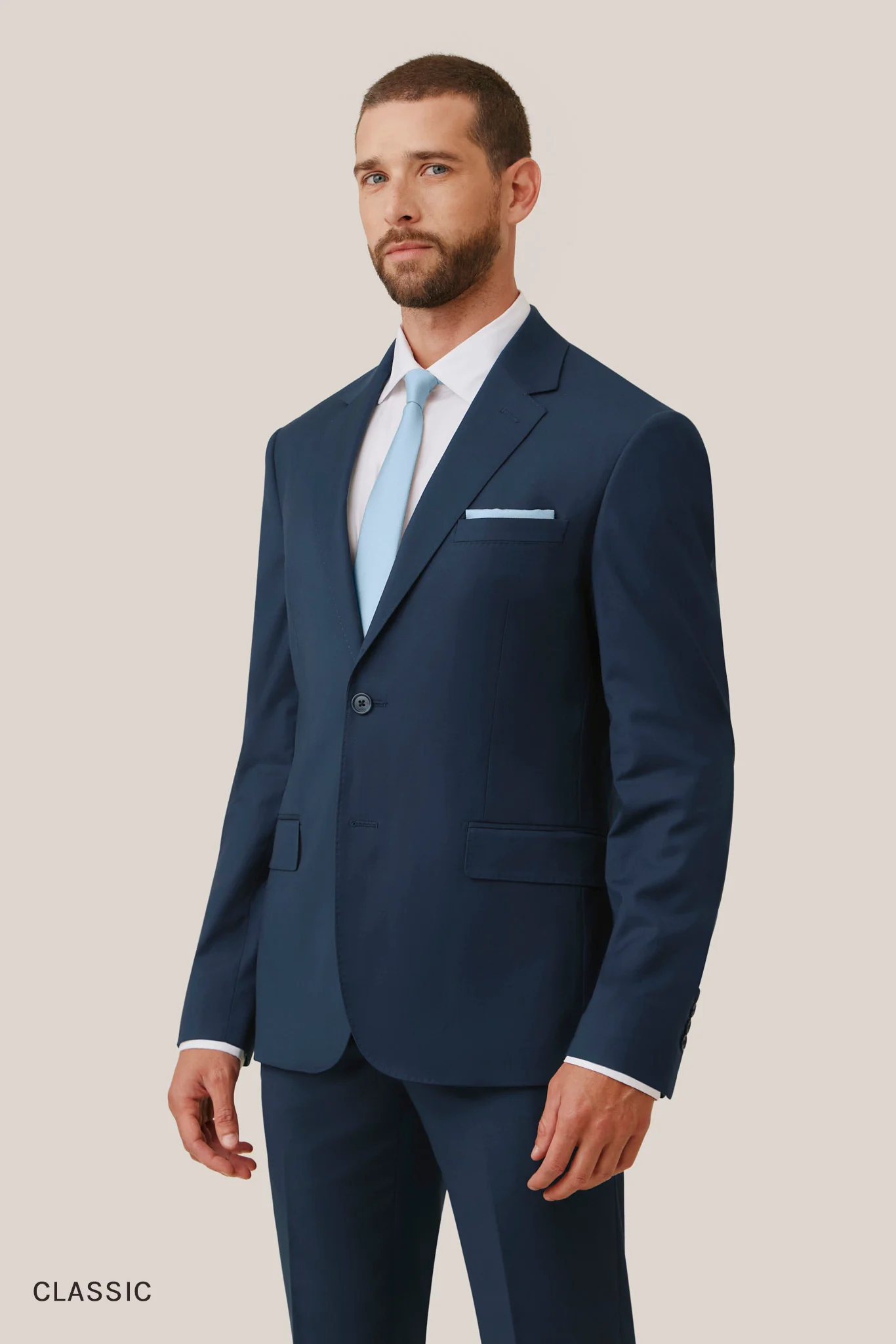 Taylor Suit Jacket - Navy - Image 8