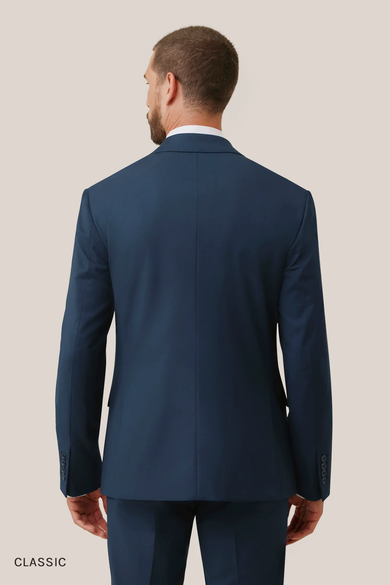 Taylor Suit Jacket - Navy - Image 9