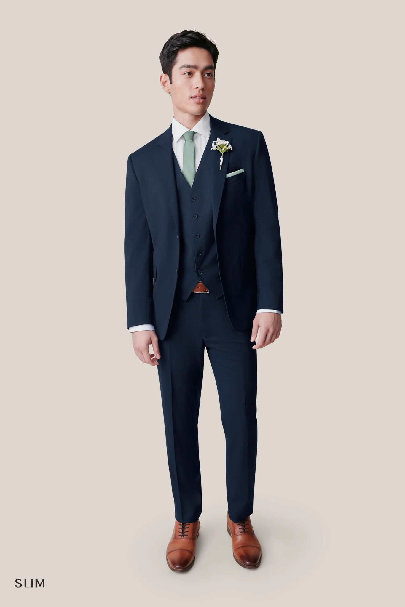Taylor Suit - Navy - Image 5