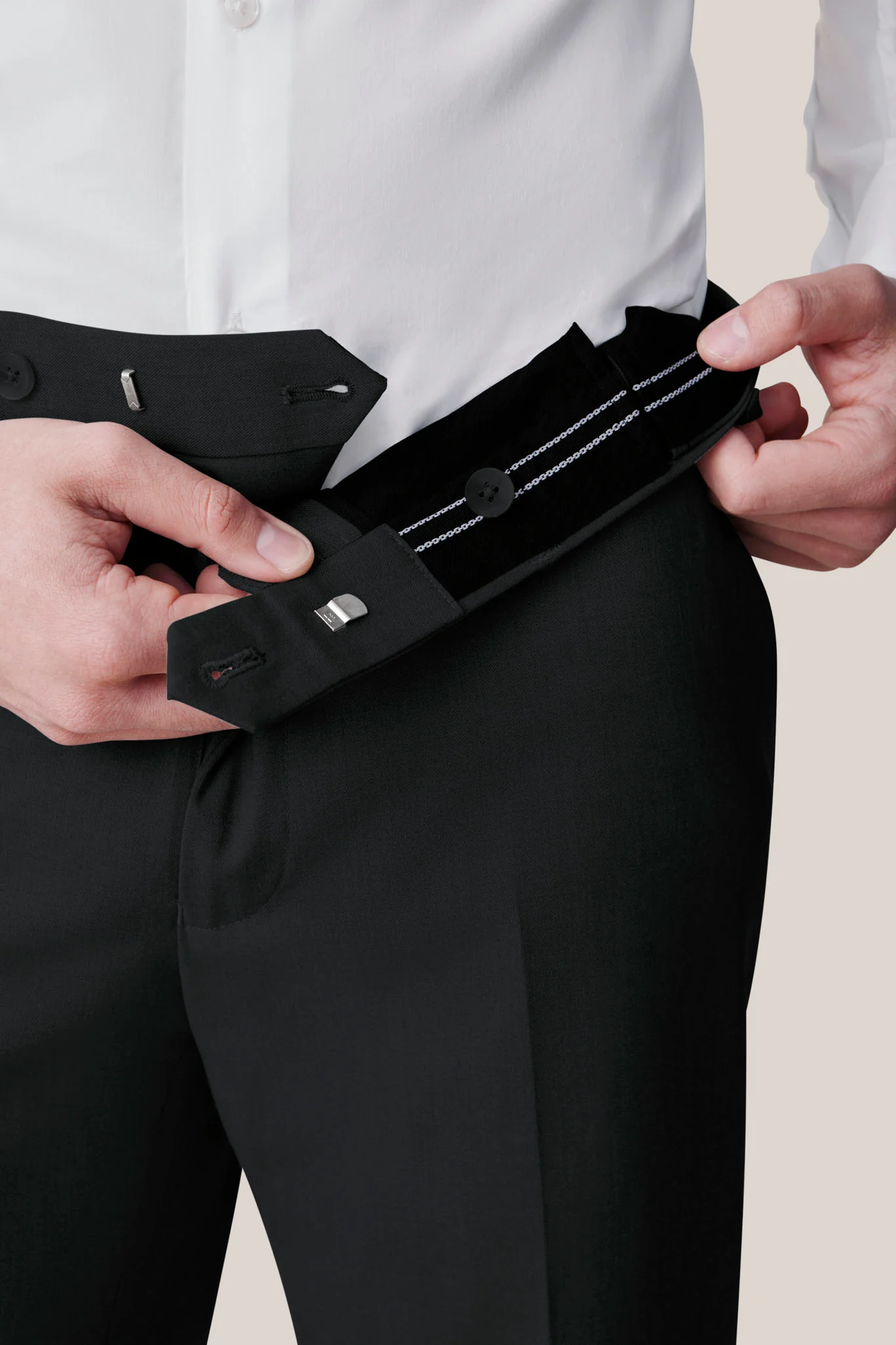Taylor Suit Pants - Black - Image 12