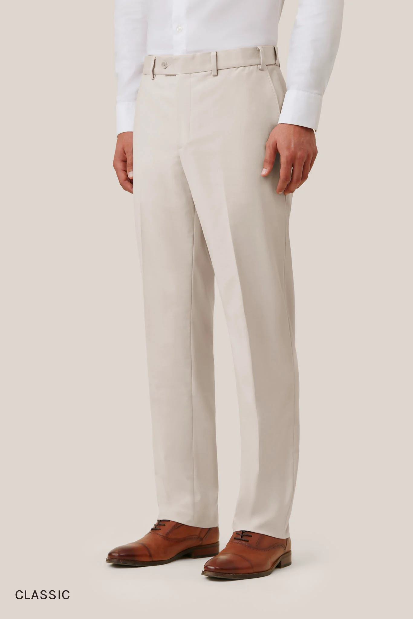 Taylor Suit Pants - Tan - Image 8