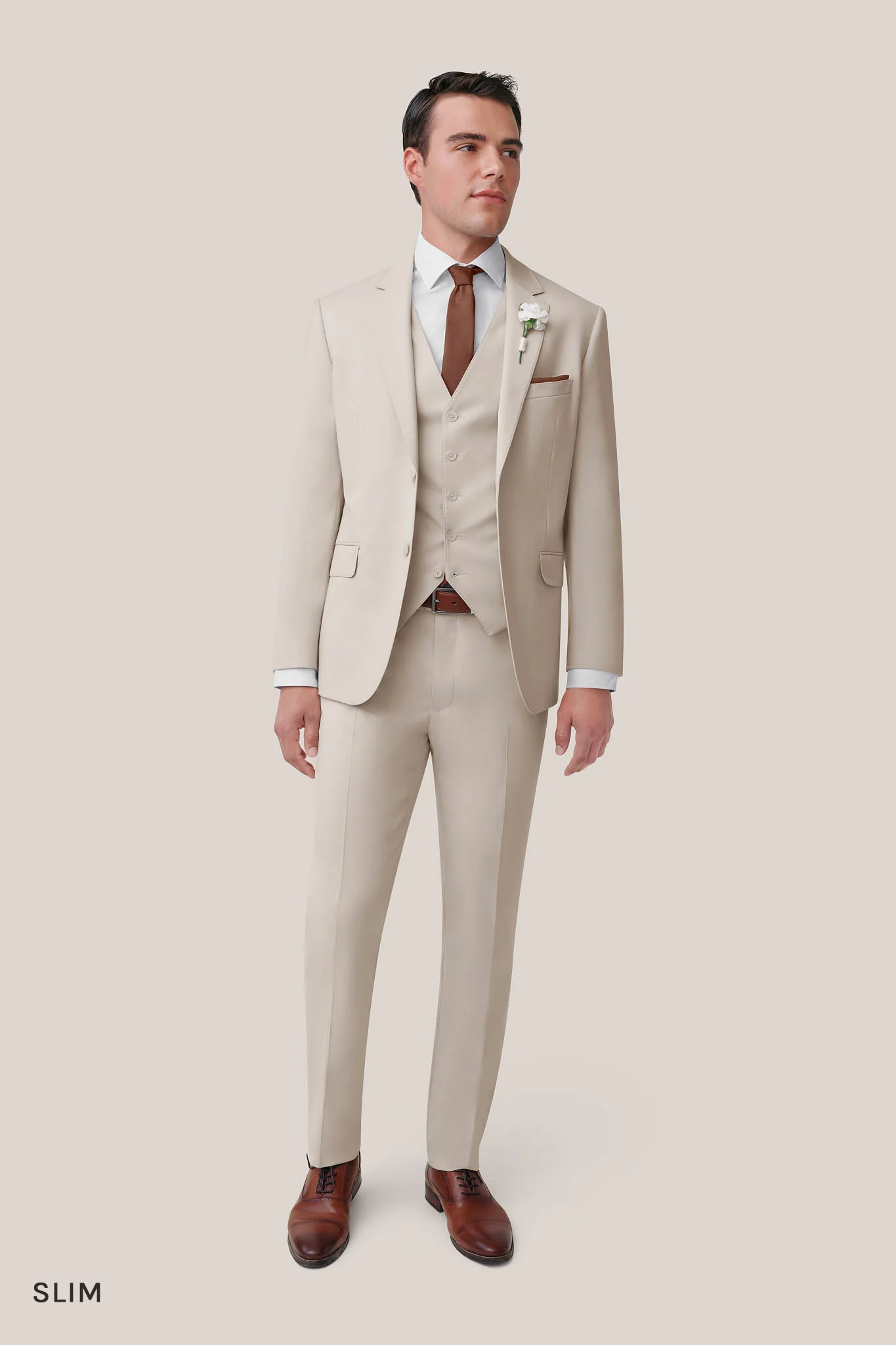 Taylor Suit - Tan - Image 3