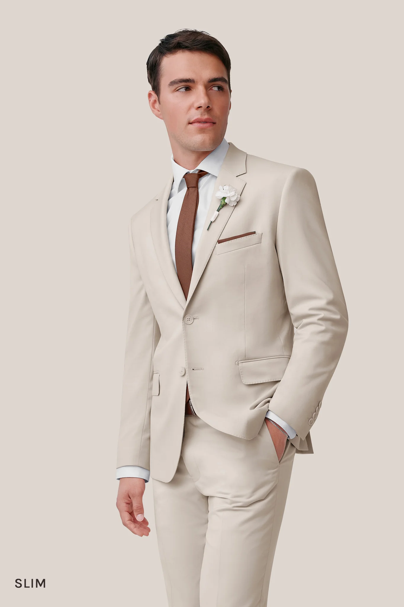 Taylor Suit - Tan - Image 4