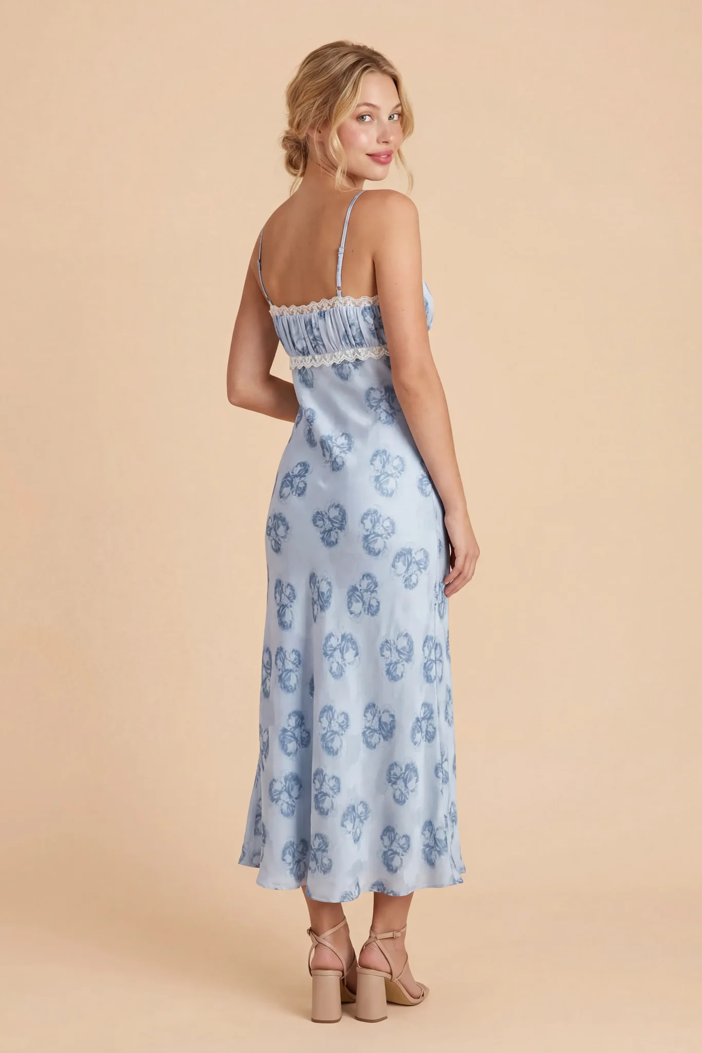Terrace Dress - Blue Flower - Image 3