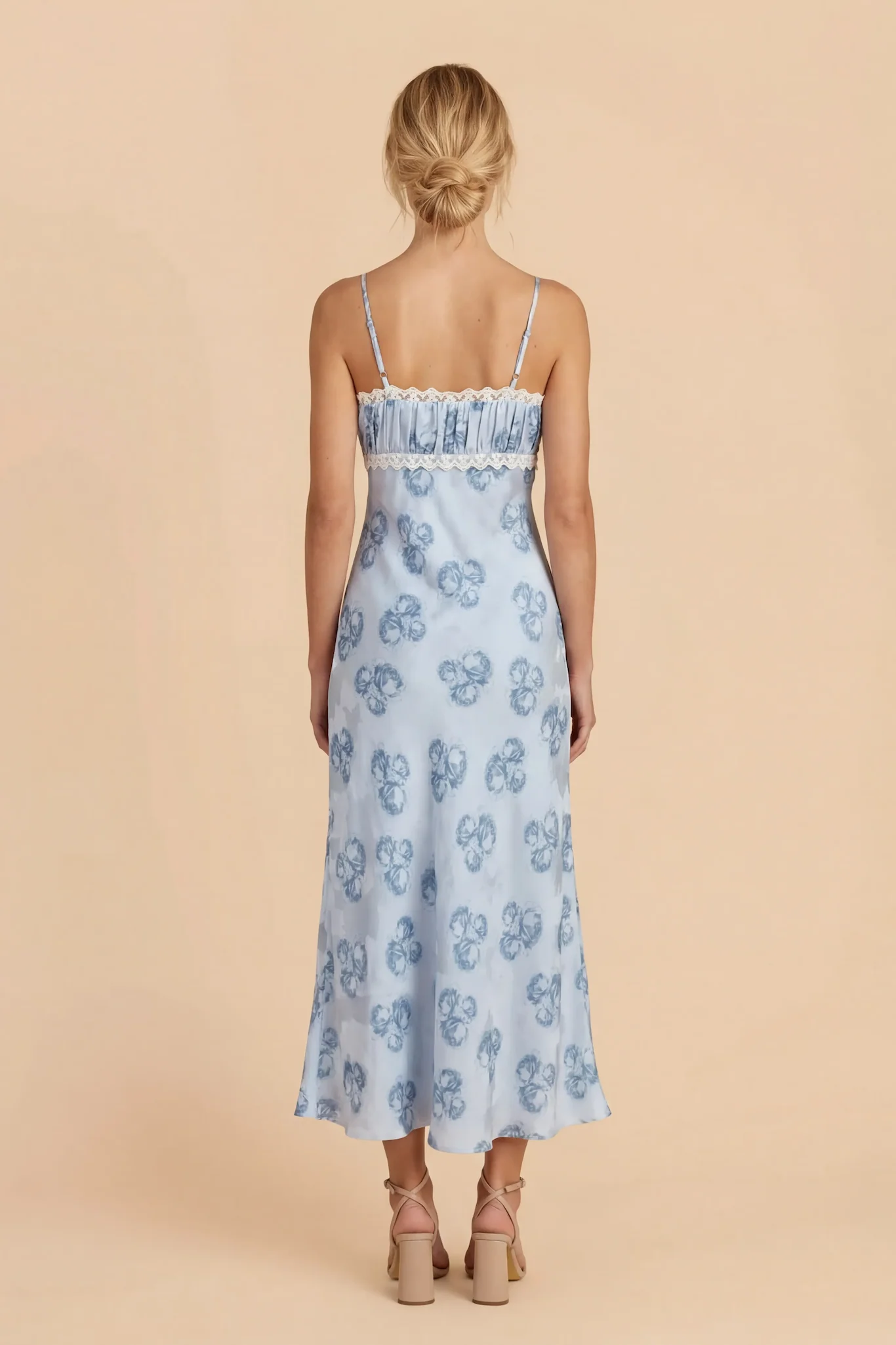 Terrace Dress - Blue Flower - Image 4