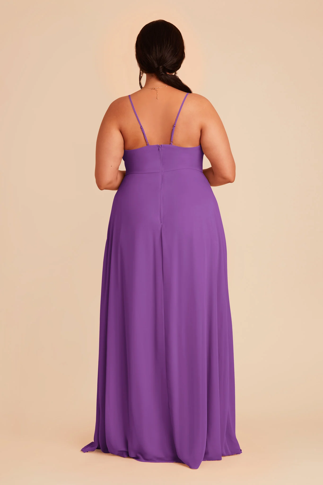 Theresa Chiffon Dress - Amethyst - Image 7
