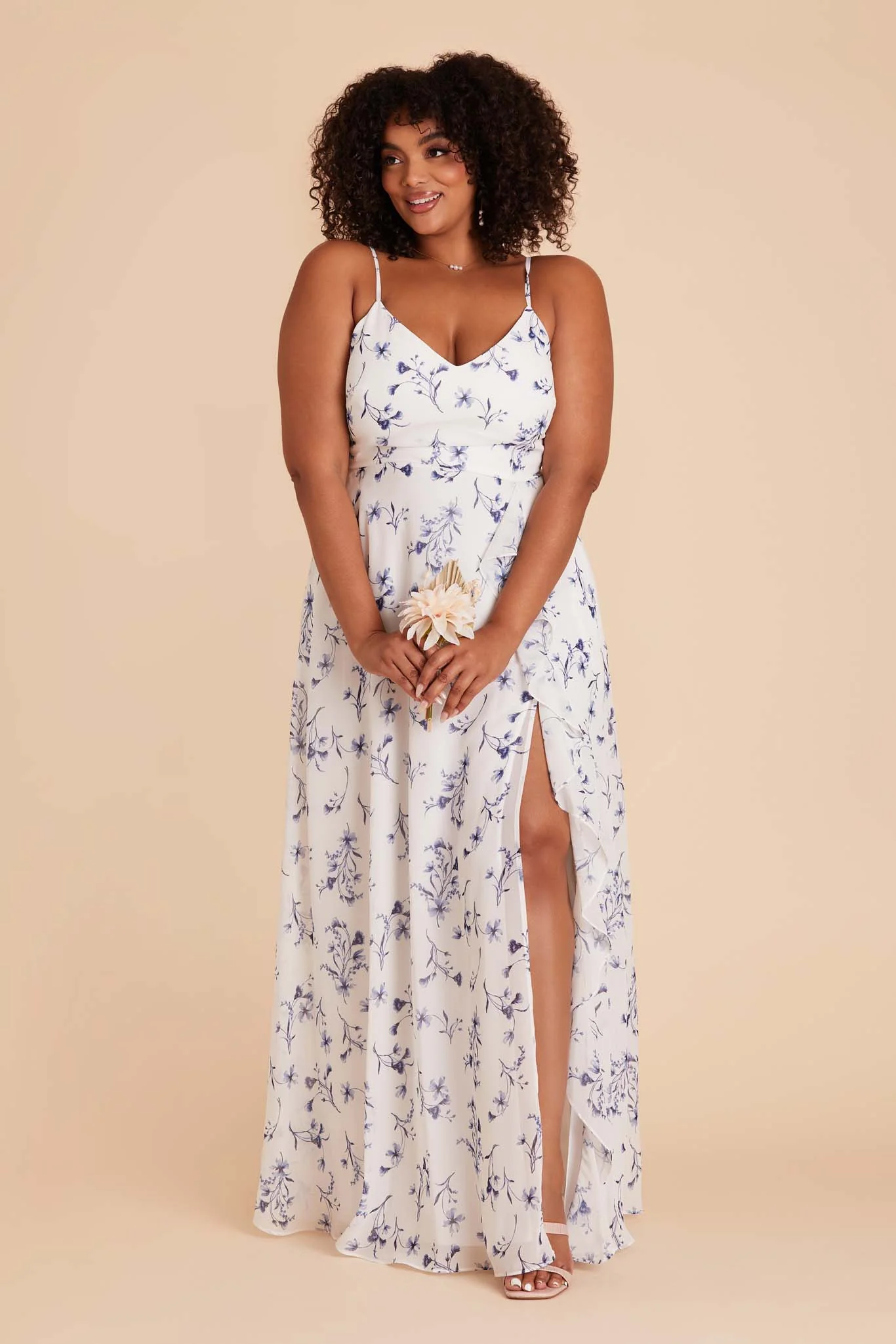 Theresa Chiffon Dress - Blue Le Fleur - Image 12