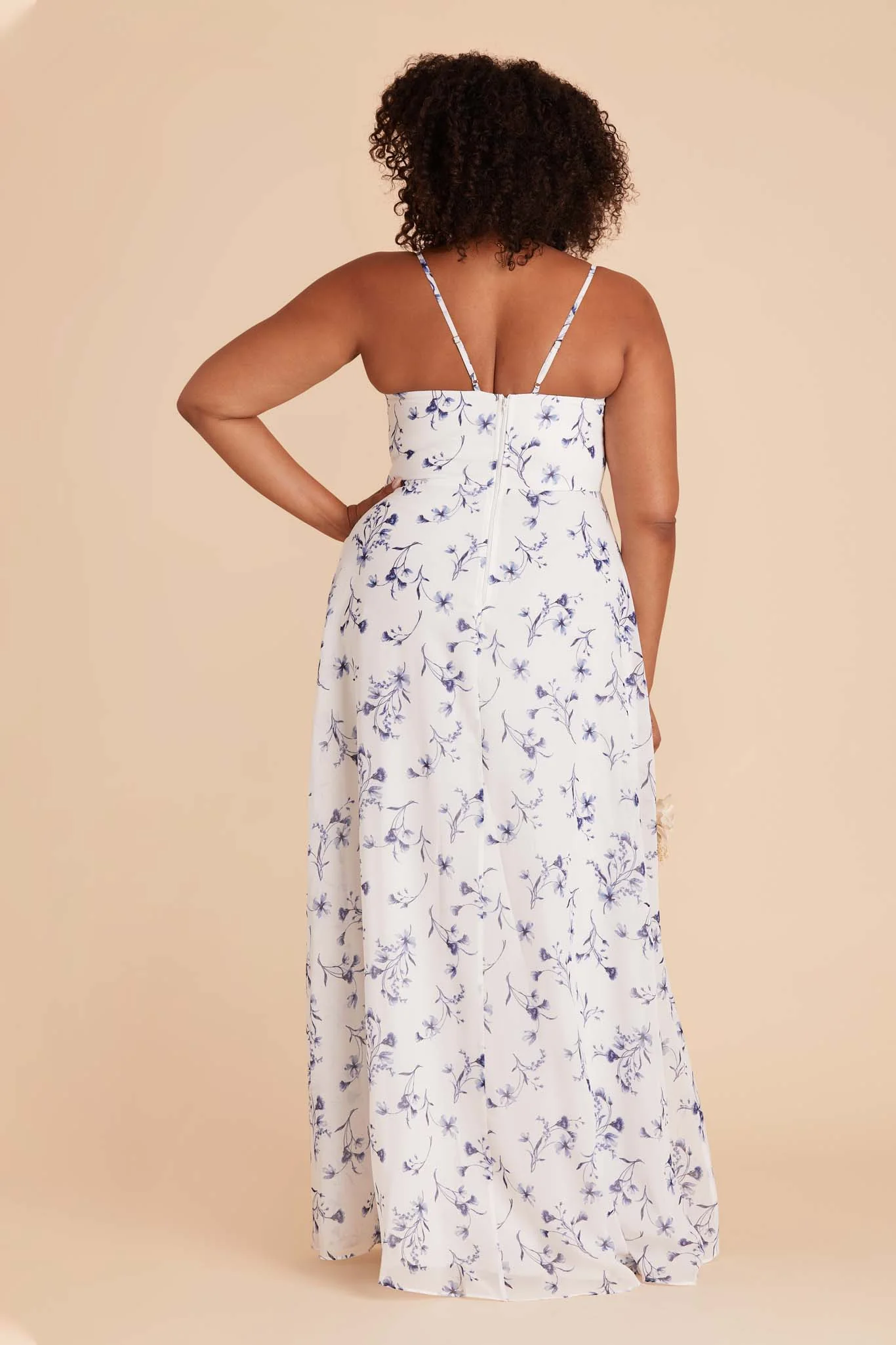 Theresa Chiffon Dress - Blue Le Fleur - Image 15