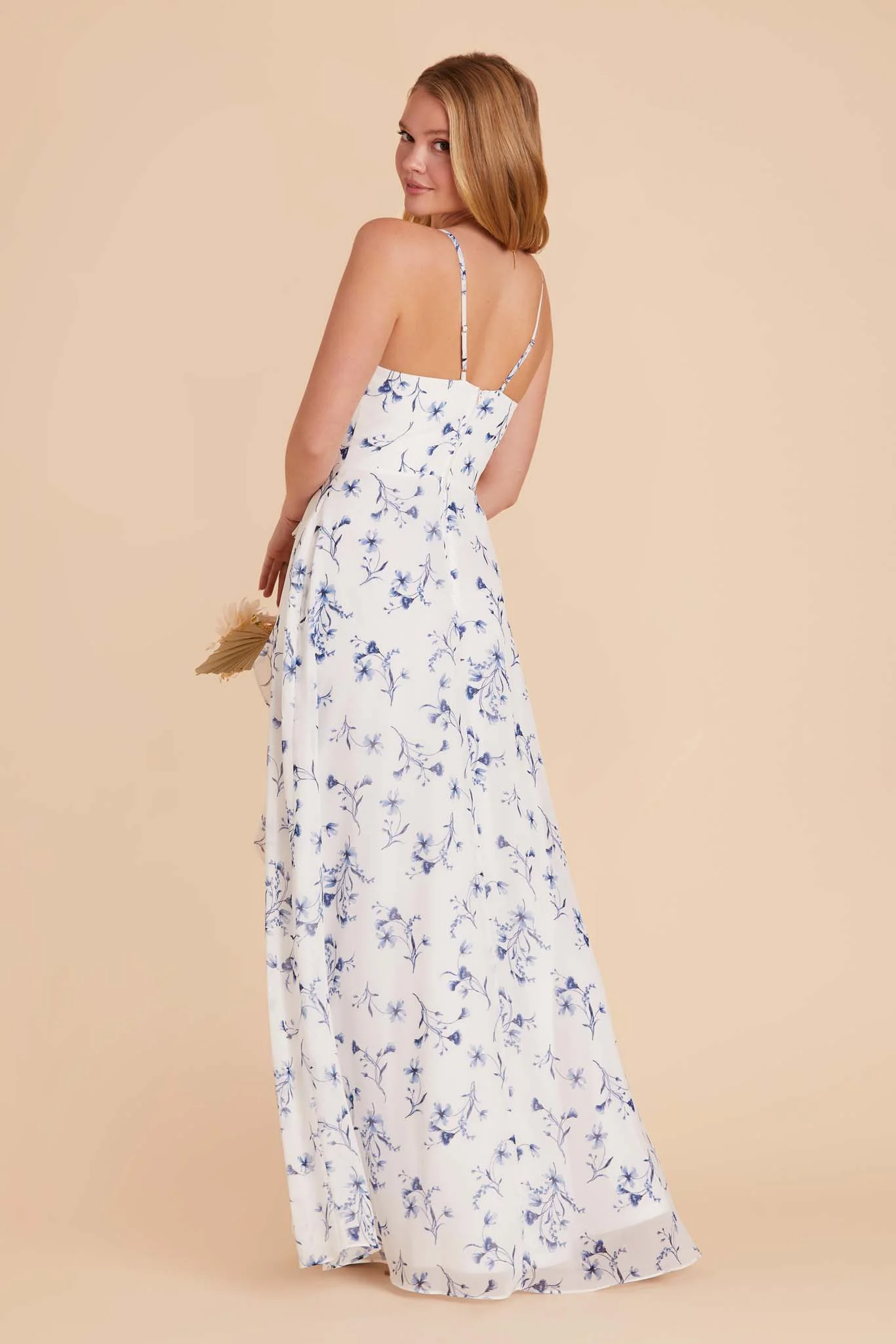 Theresa Chiffon Dress - Blue Le Fleur - Image 6