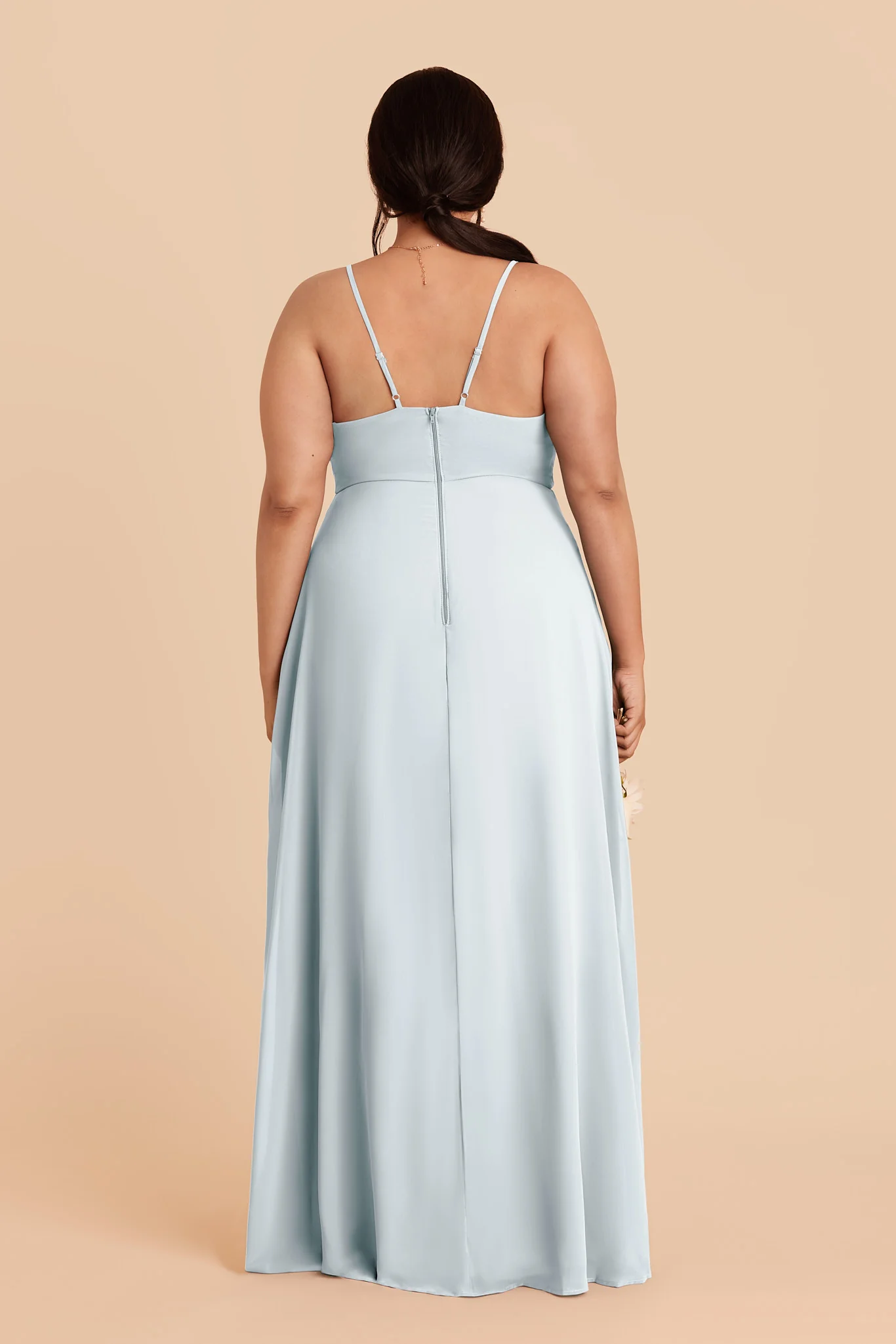 Theresa Chiffon Dress - Mist Blue - Image 4