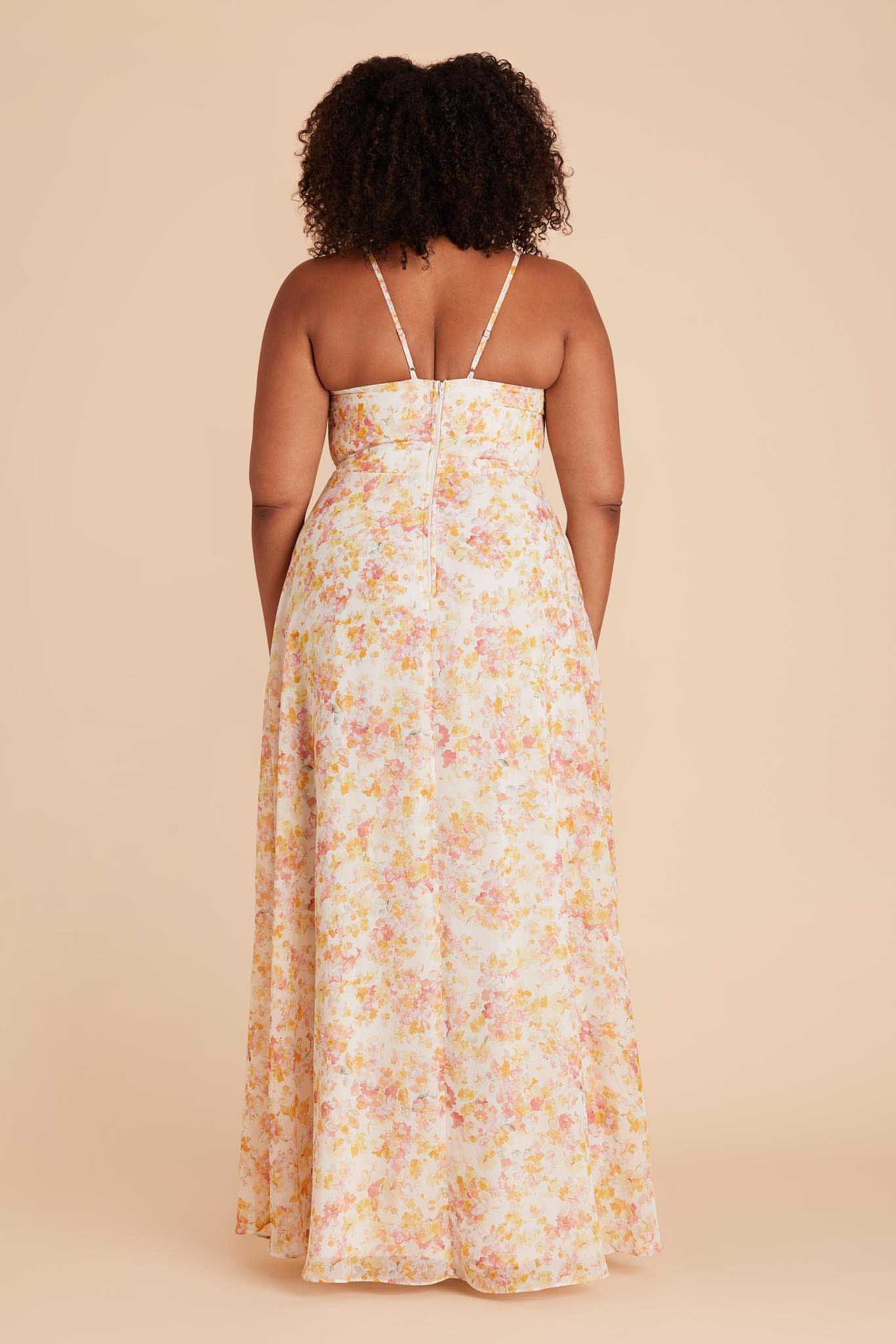 Theresa Chiffon Dress - Pressed Floral - Image 14