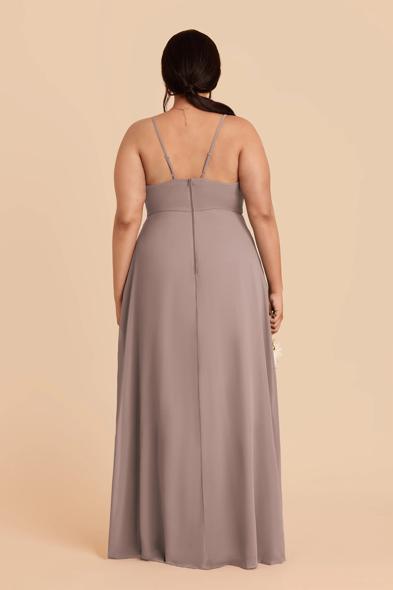 Theresa Chiffon Dress - Toffee - Image 4