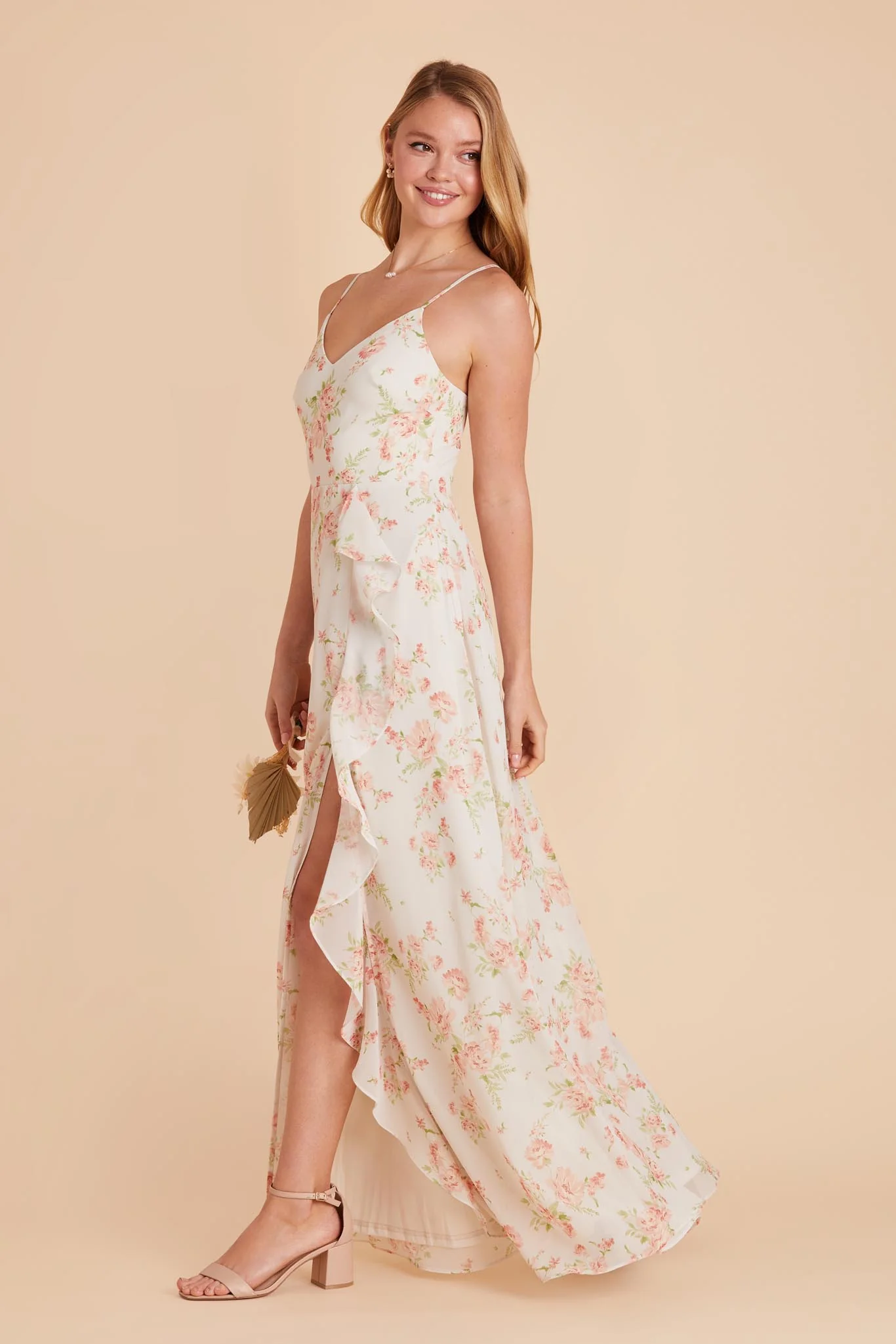 Theresa Chiffon Dress - Whimsical Blooms - Image 9