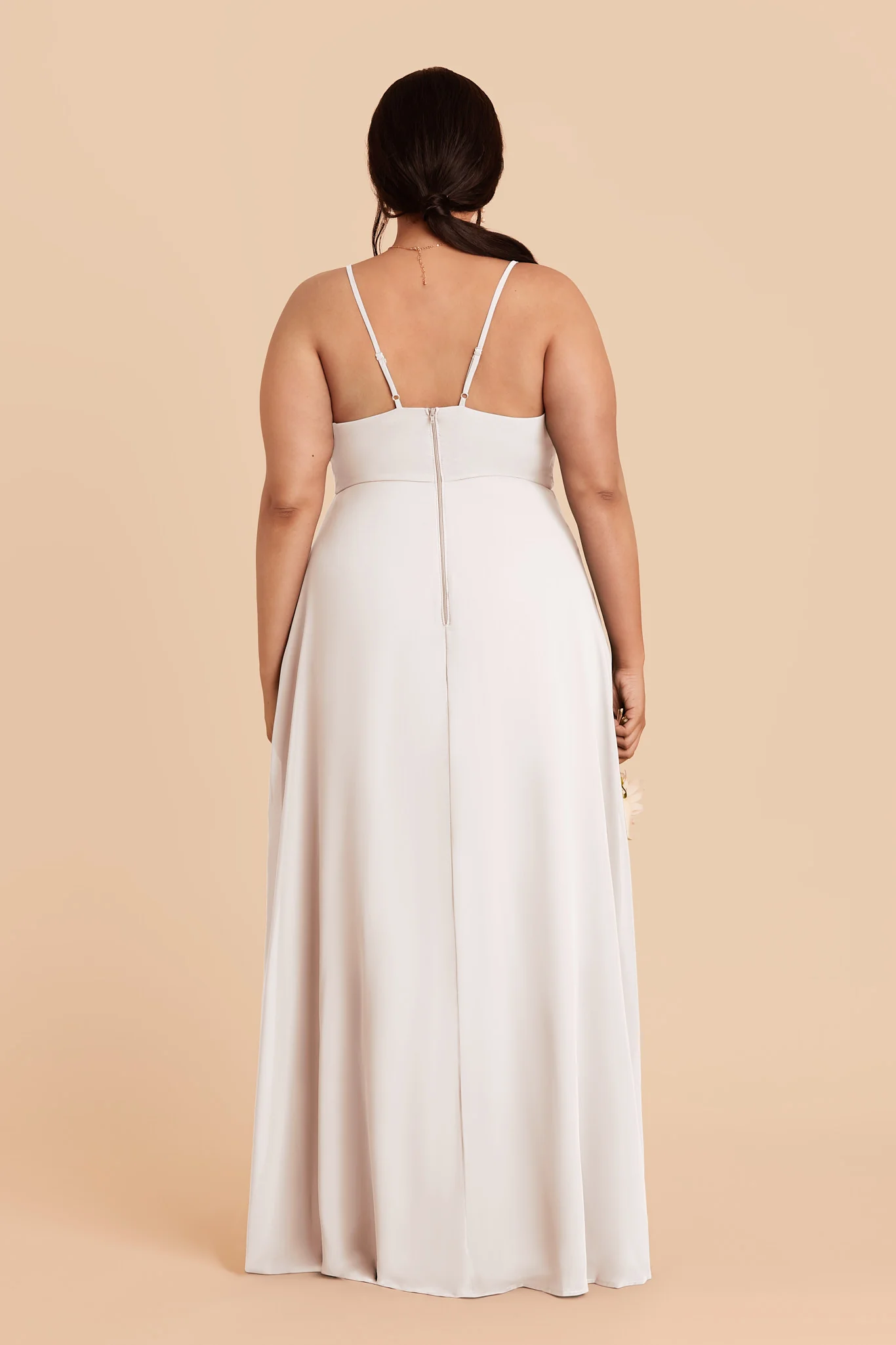 Theresa Chiffon Dress - White - Image 4