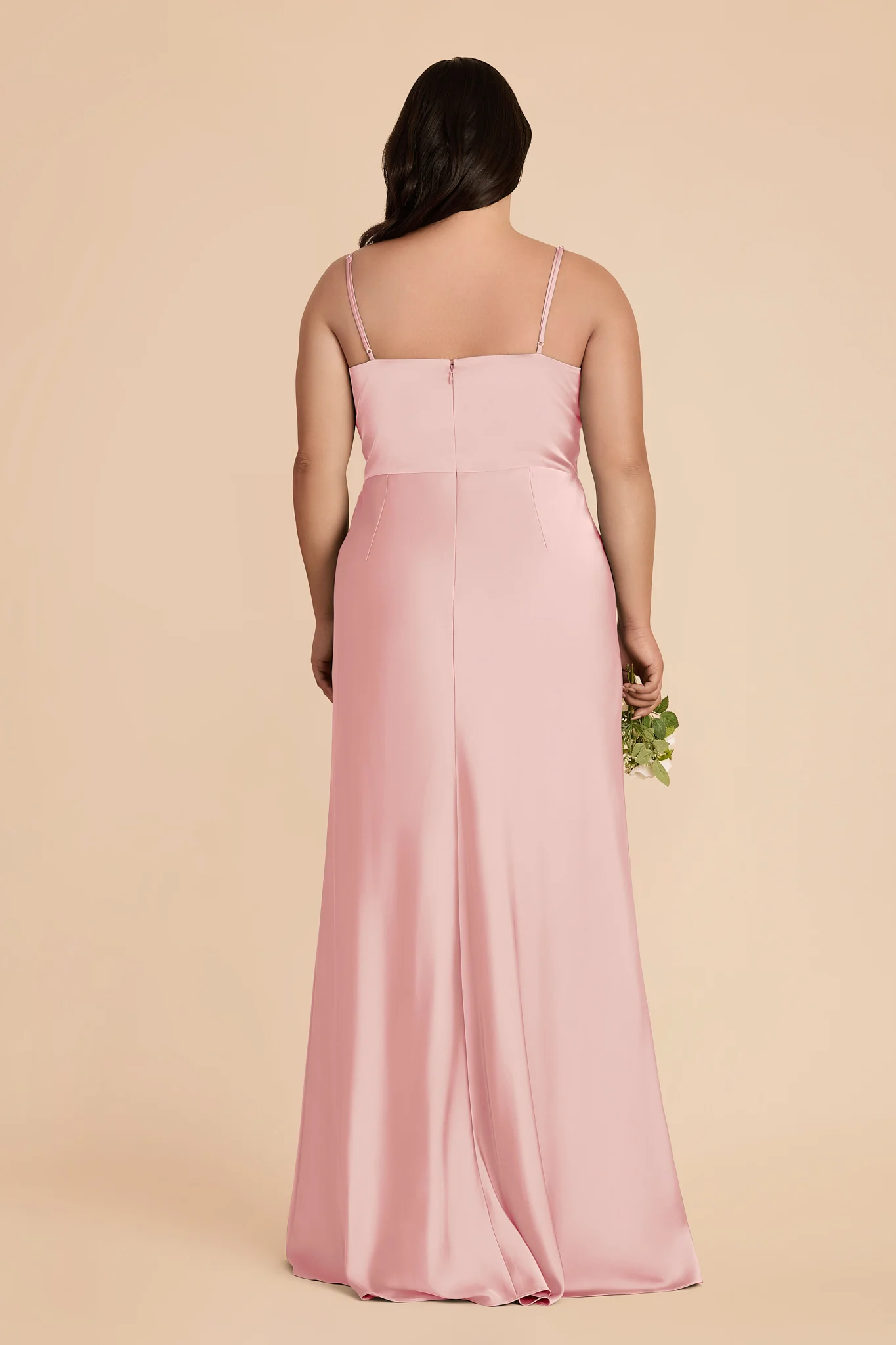 Theresa Matte Satin Dress - Fondant Pink - Image 8