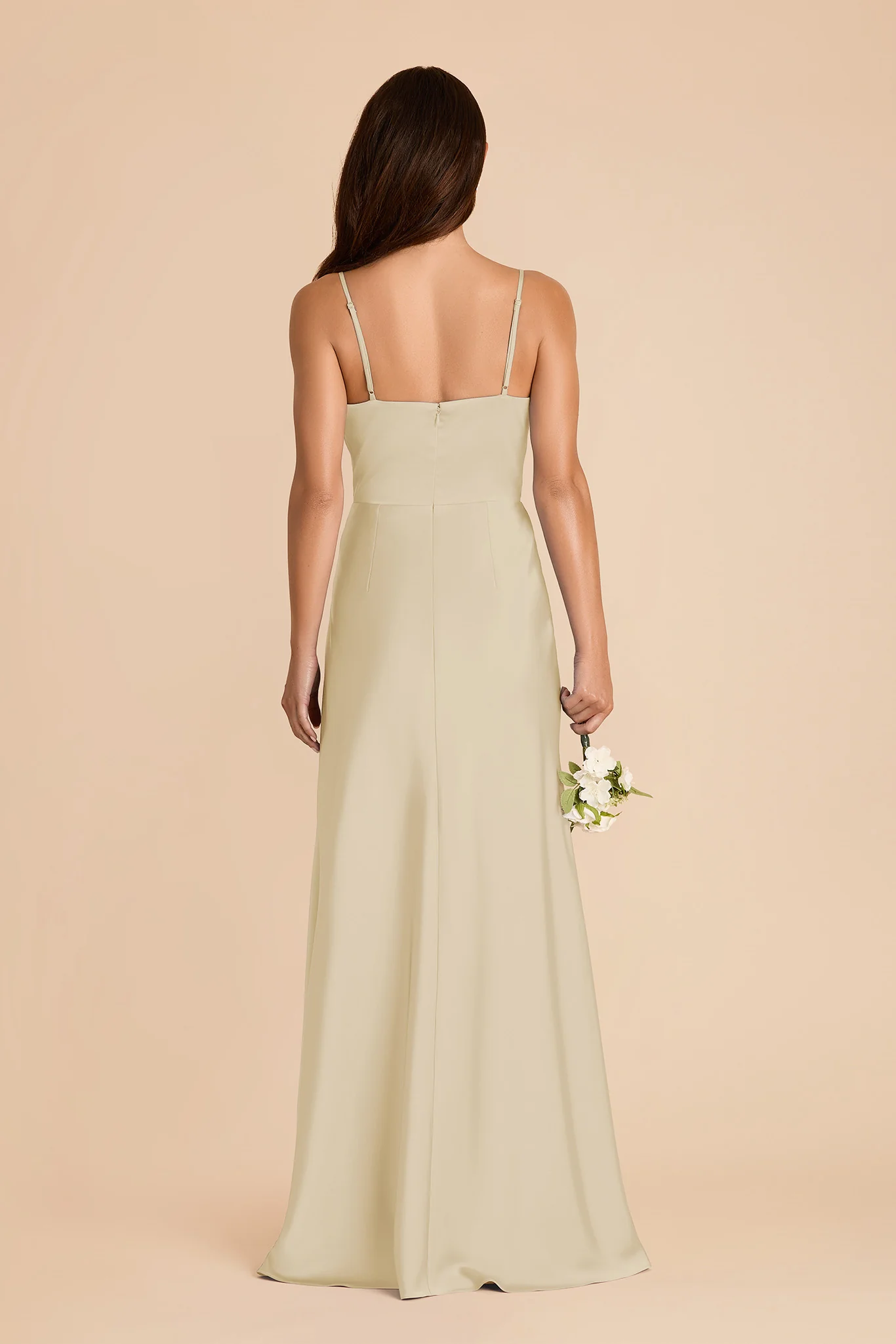 Theresa Matte Satin Dress - Prosecco - Image 5