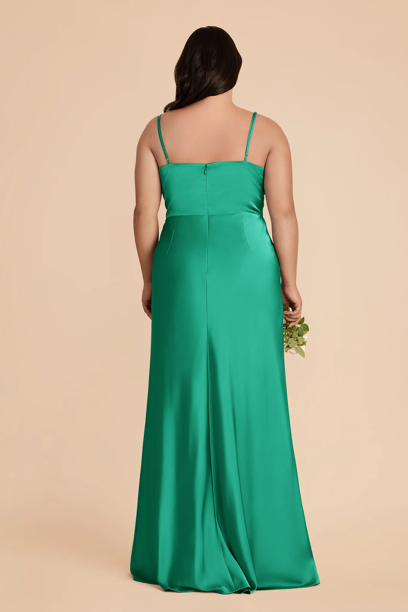 Theresa Matte Satin Dress - Turquoise - Image 8