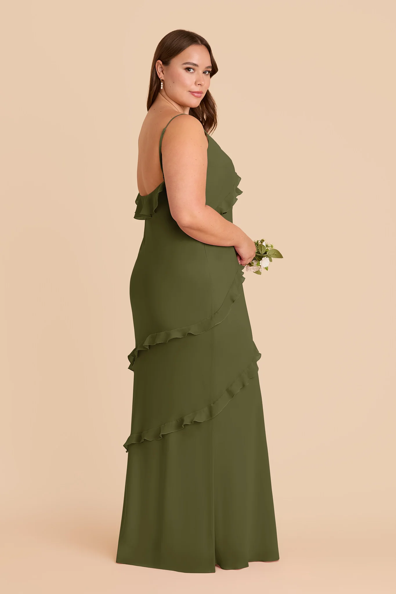 Valentina Chiffon Dress - Martini - Image 6