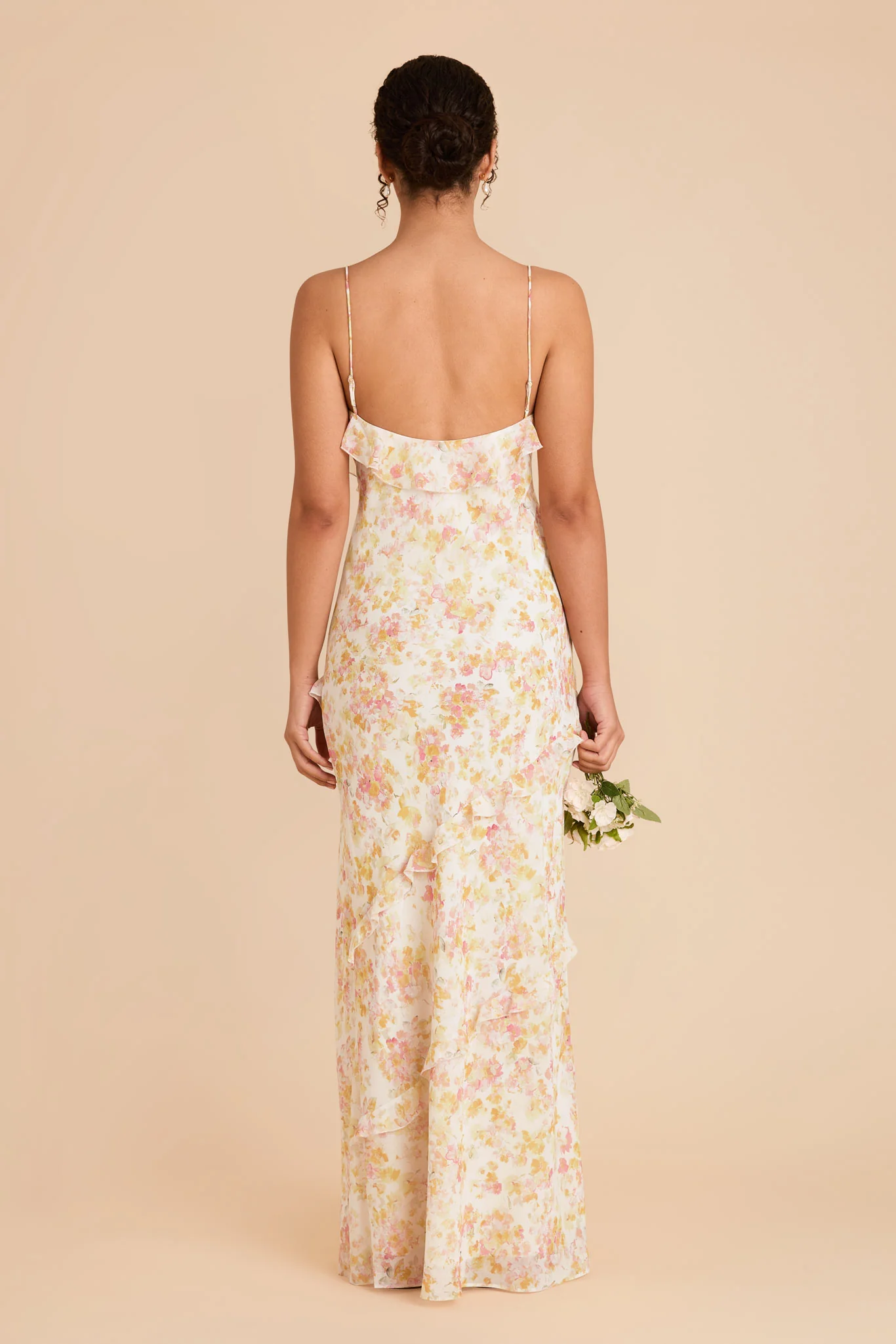 Valentina Chiffon Dress - Pressed Floral - Image 4