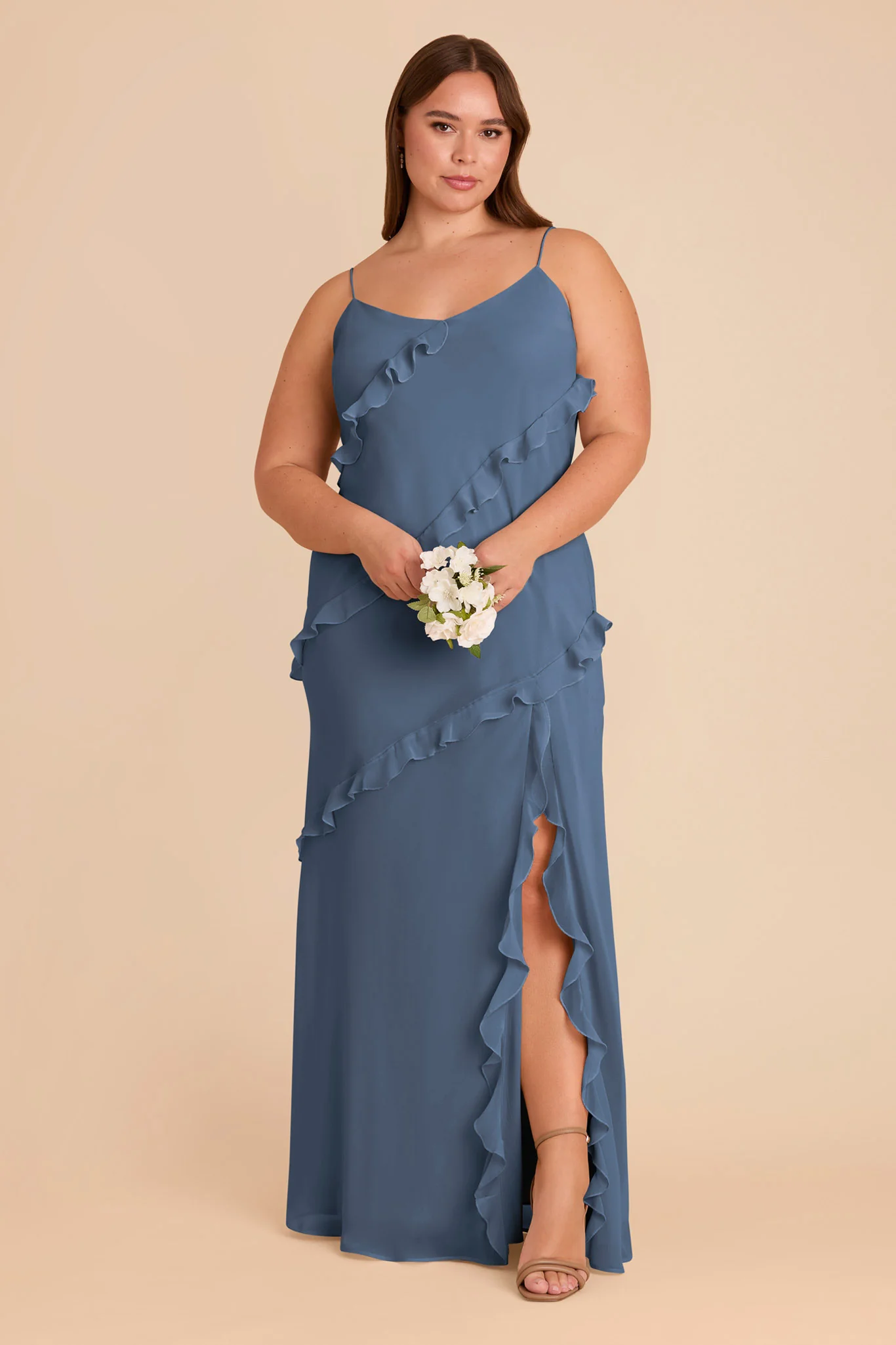 Valentina Chiffon Dress - Twilight - Image 6