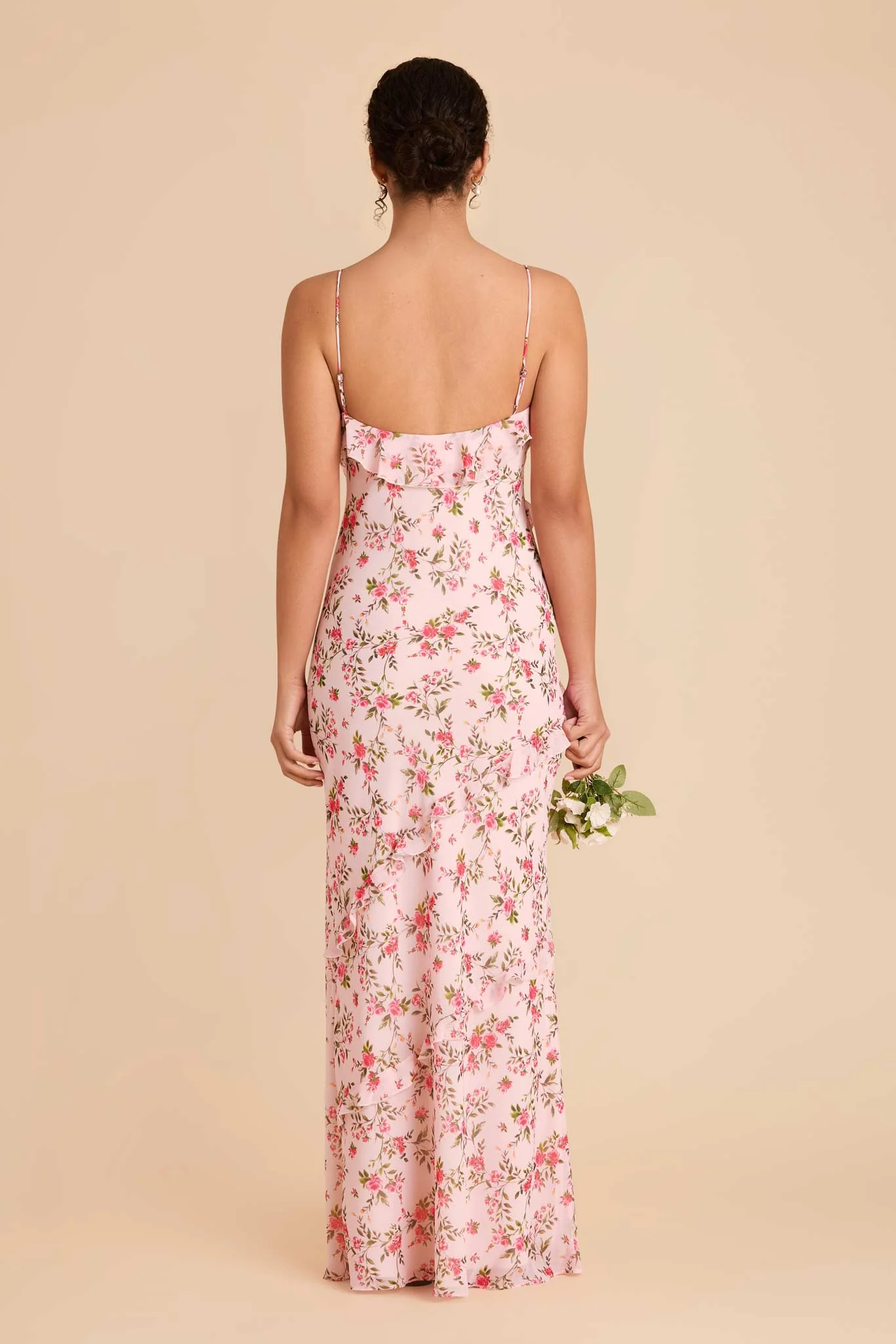 Valentina Chiffon Dress - Wild Rose Garden - Image 4