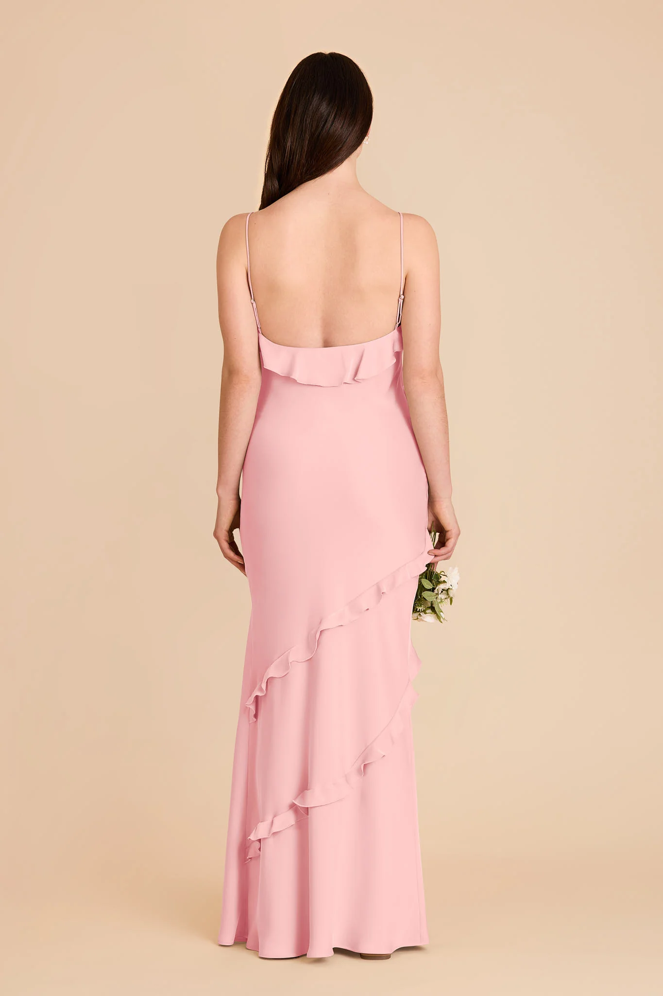 Valentina Matte Satin Dress - Bubblegum Pink - Image 5