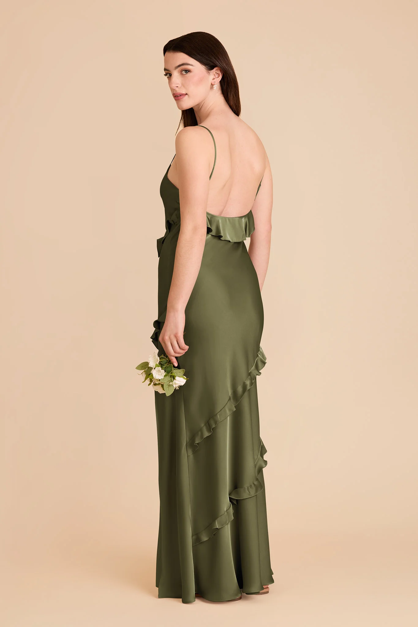 Valentina Matte Satin Dress - Martini - Image 4