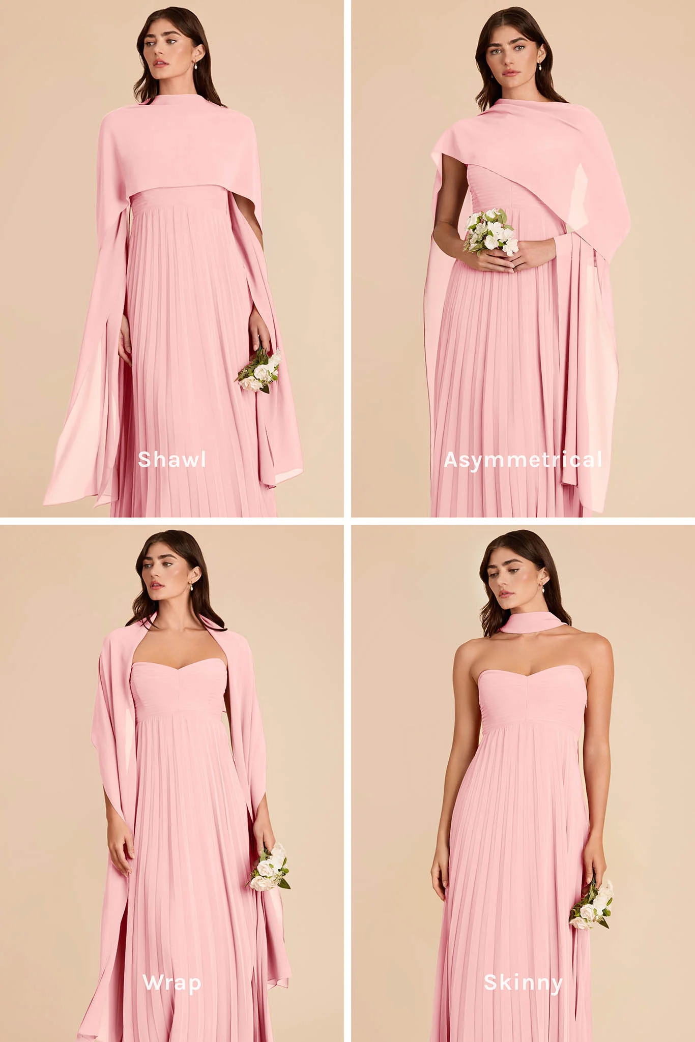 Vera Chiffon Scarf - Bubblegum Pink - Image 4