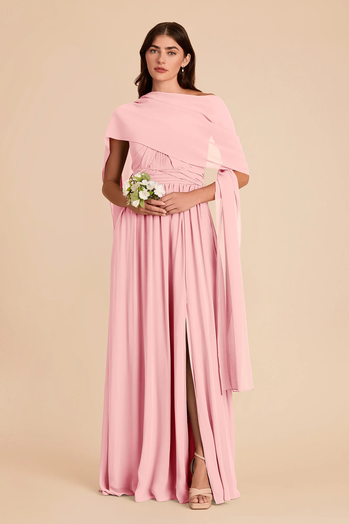 Vera Chiffon Scarf - Bubblegum Pink - Image 7