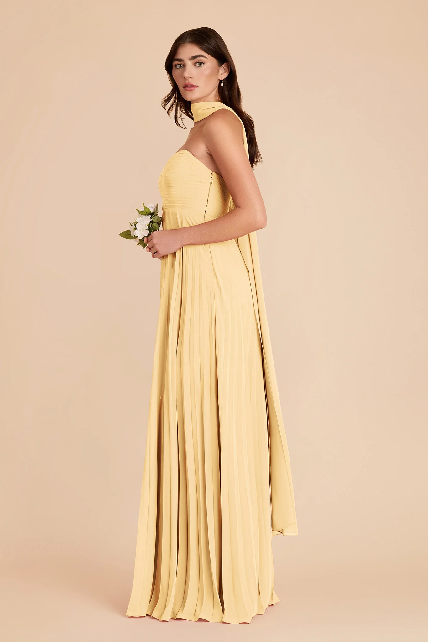 Vera Chiffon Scarf - Butter - Image 5
