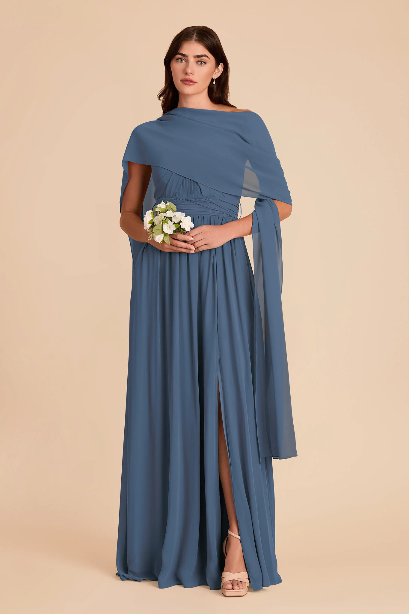 Vera Chiffon Scarf - Twilight - Image 7