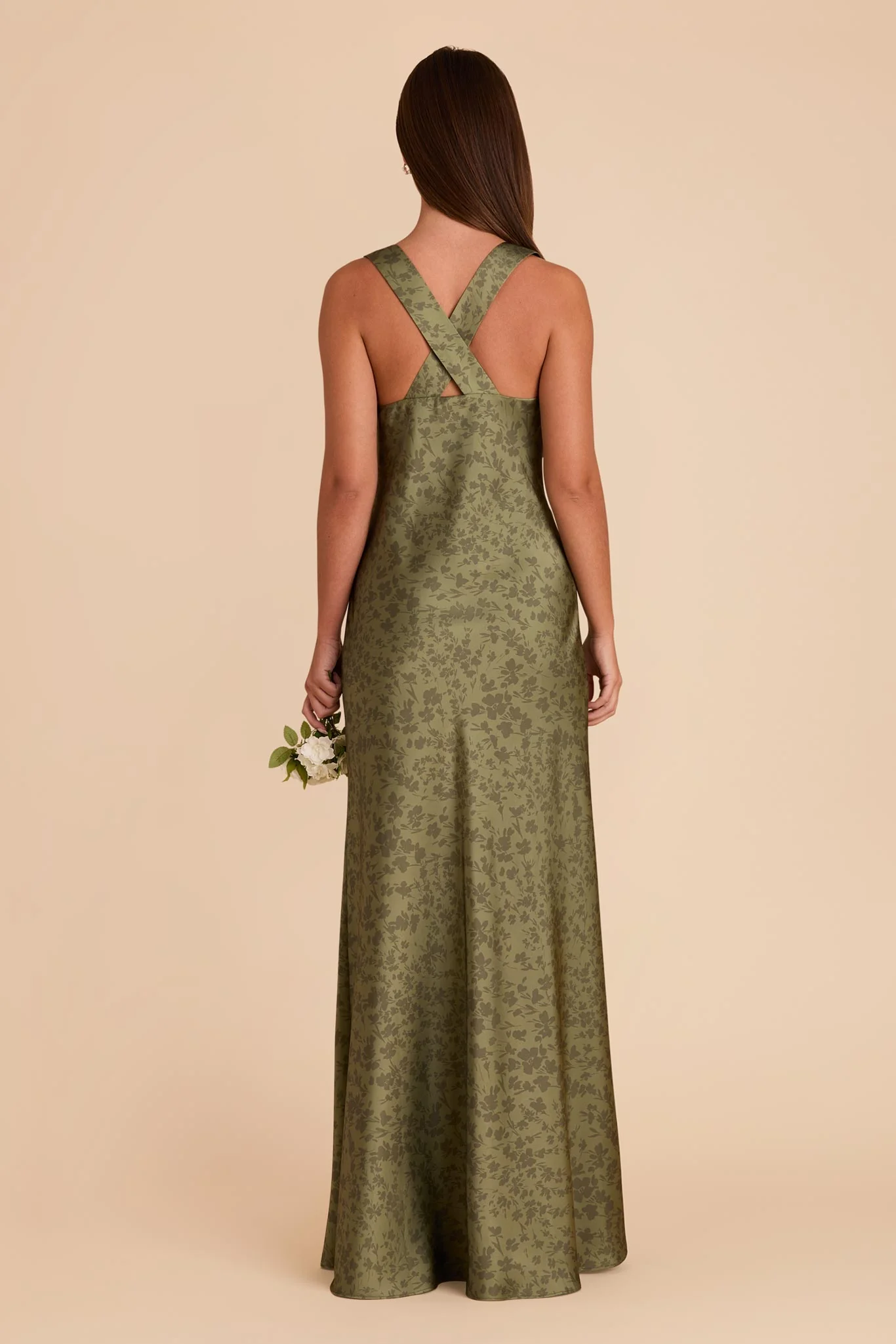 Veronica Matte Satin Dress - Bright Martini Dreamy Floral - Image 5