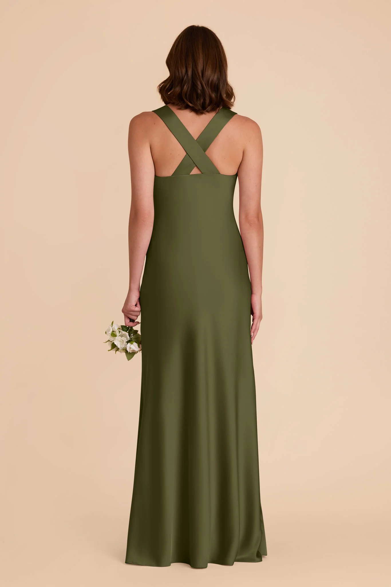 Veronica Matte Satin Dress - Martini - Image 6