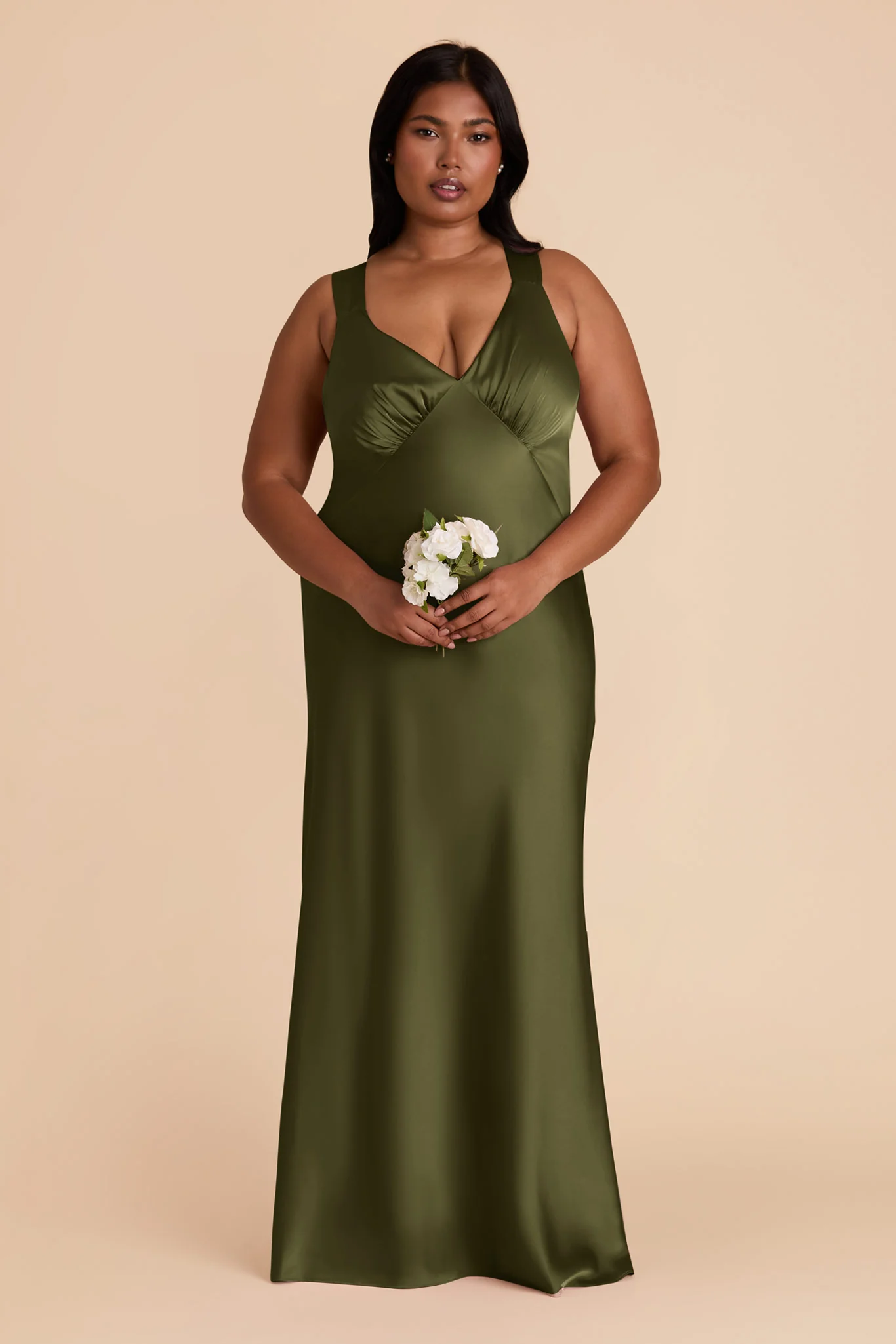 Veronica Matte Satin Dress - Martini - Image 8