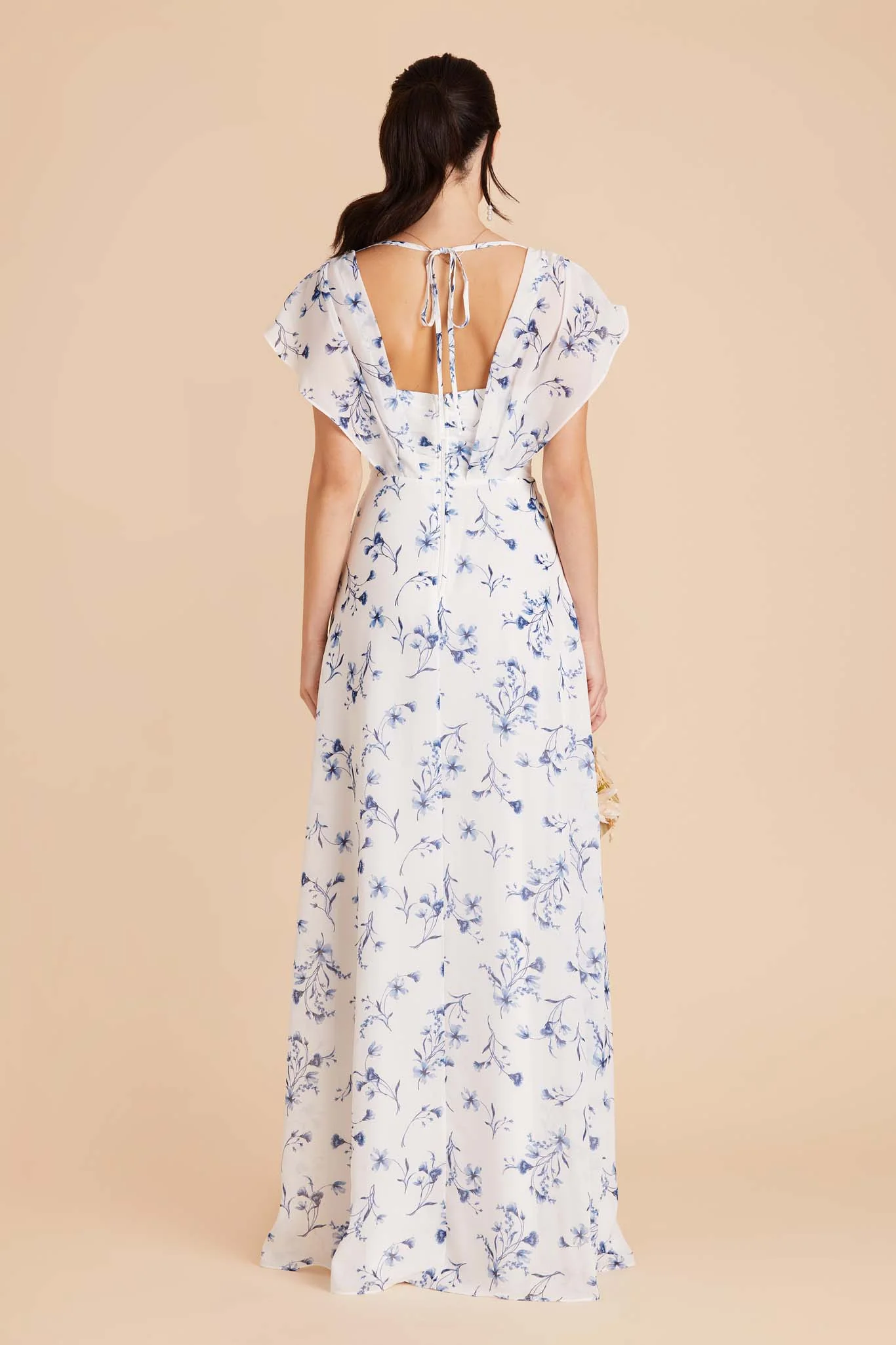 Violet Chiffon Dress - Blue Le Fleur - Image 7