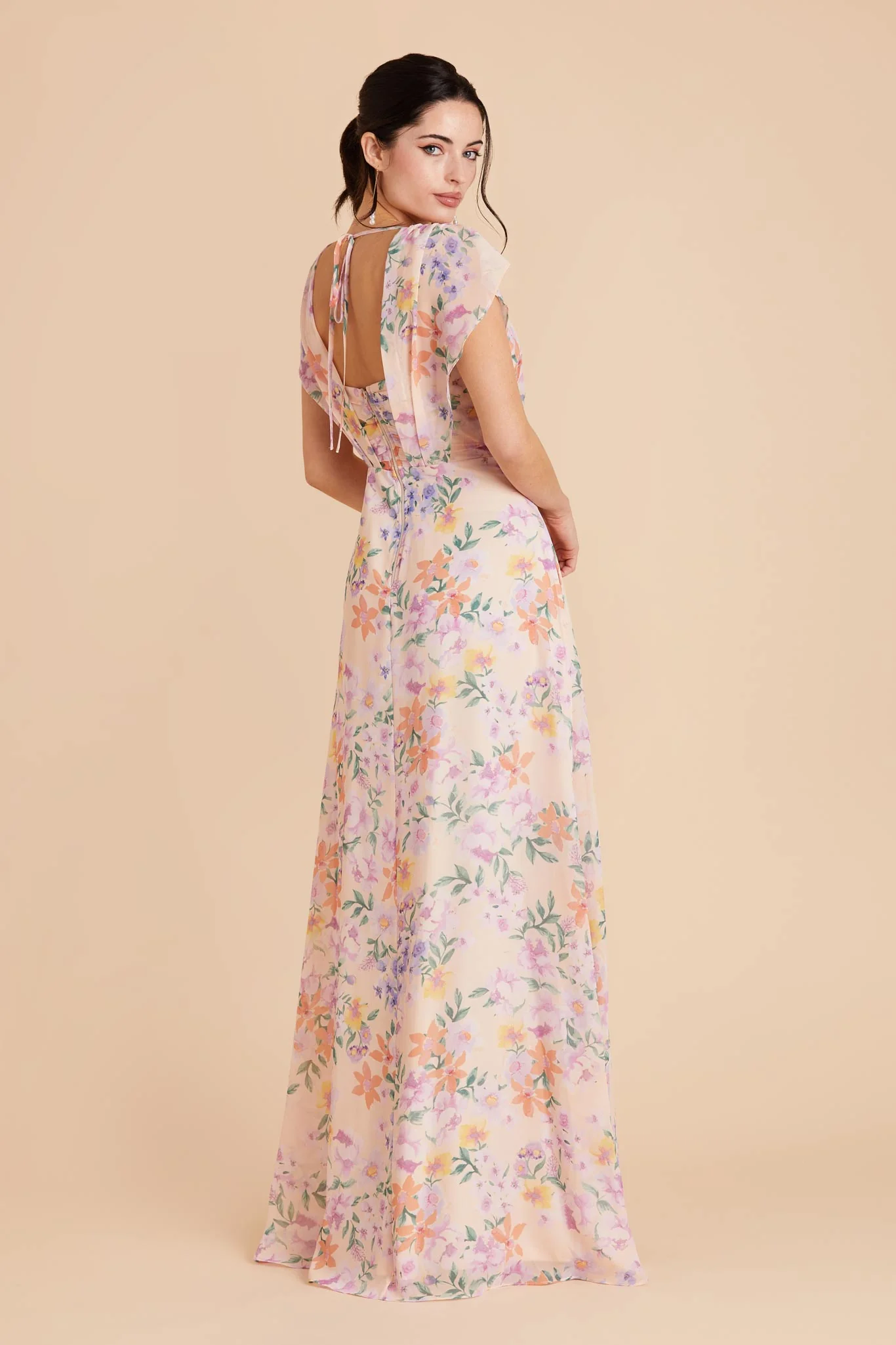 Violet Chiffon Dress - Botanical Blooms - Image 7