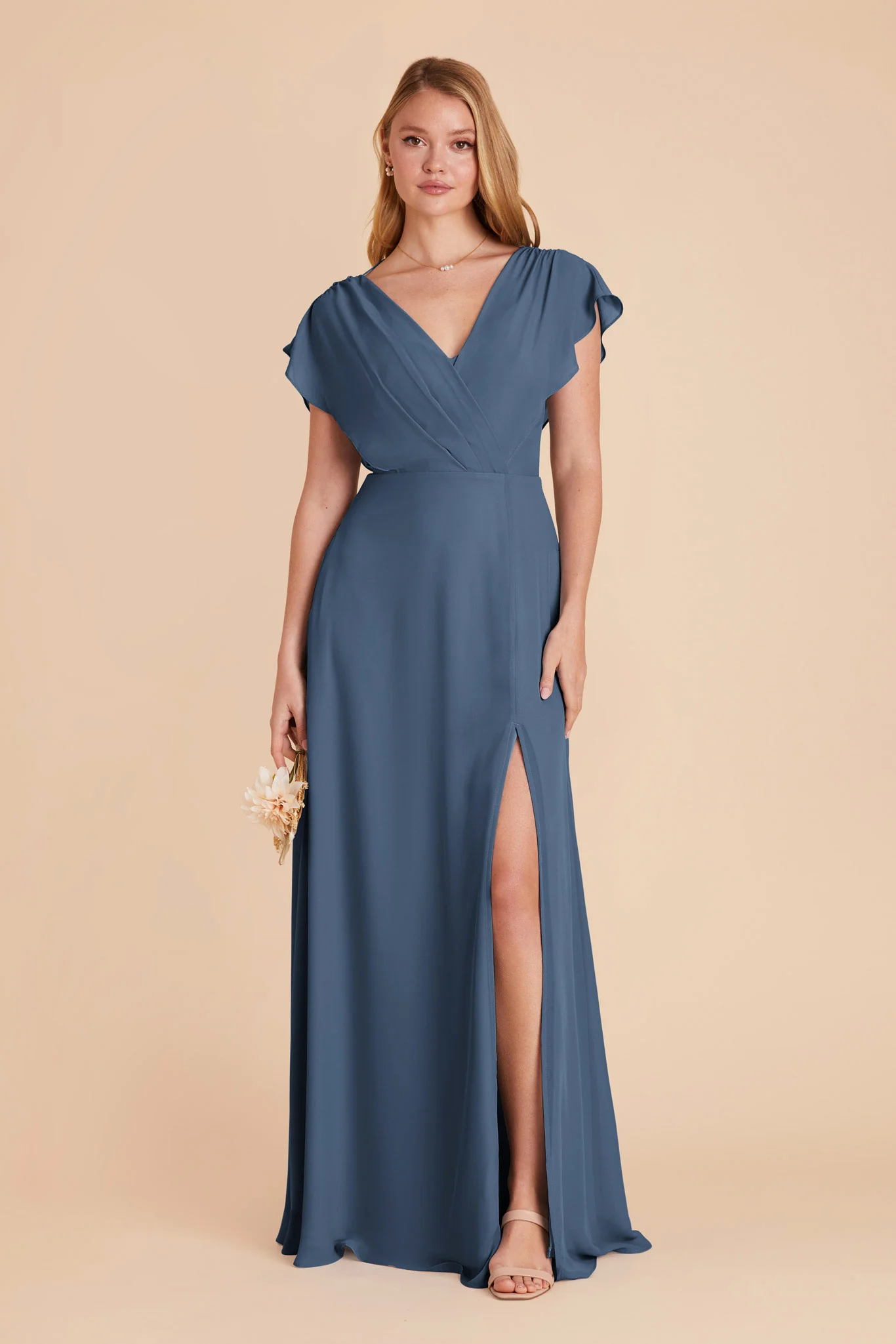 Violet Chiffon Dress - Twilight