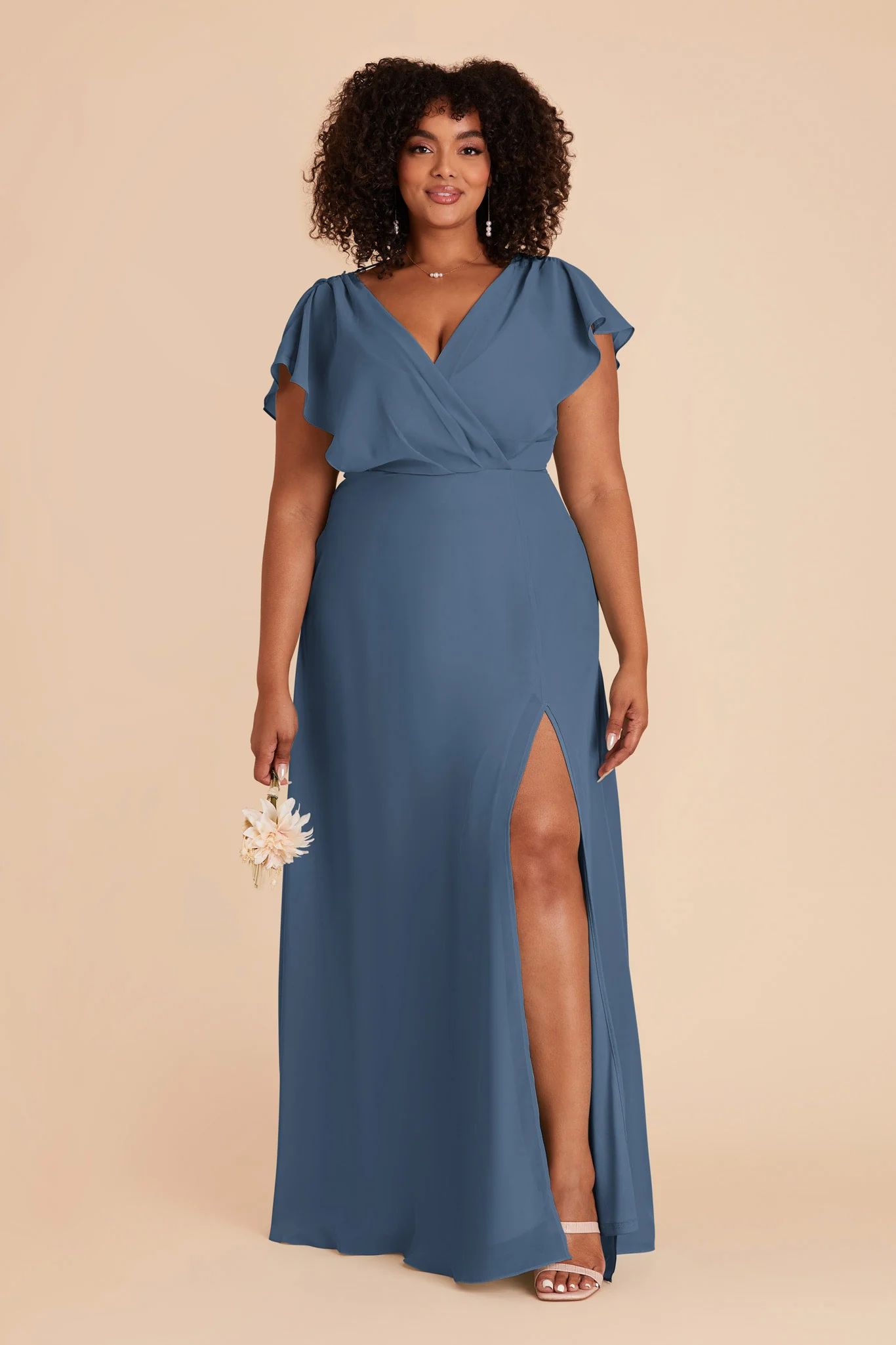 Violet Chiffon Dress - Twilight - Image 2