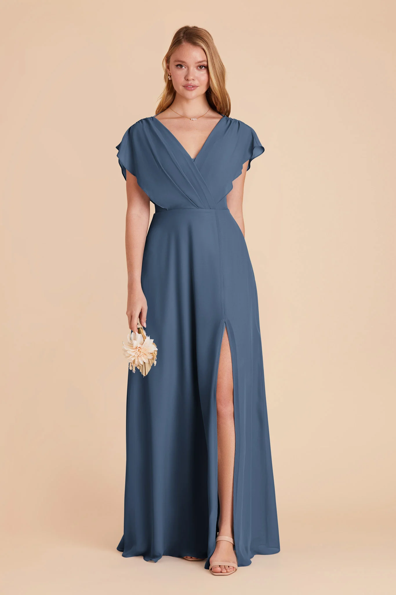 Violet Chiffon Dress - Twilight - Image 3