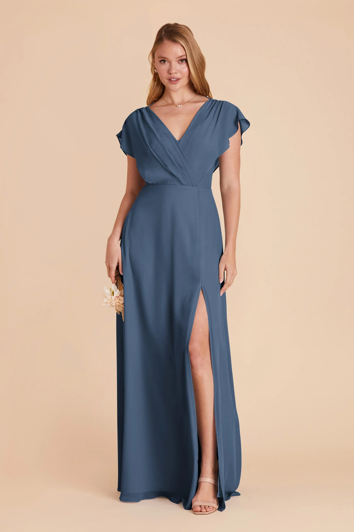 Violet Chiffon Dress - Twilight - Image 4