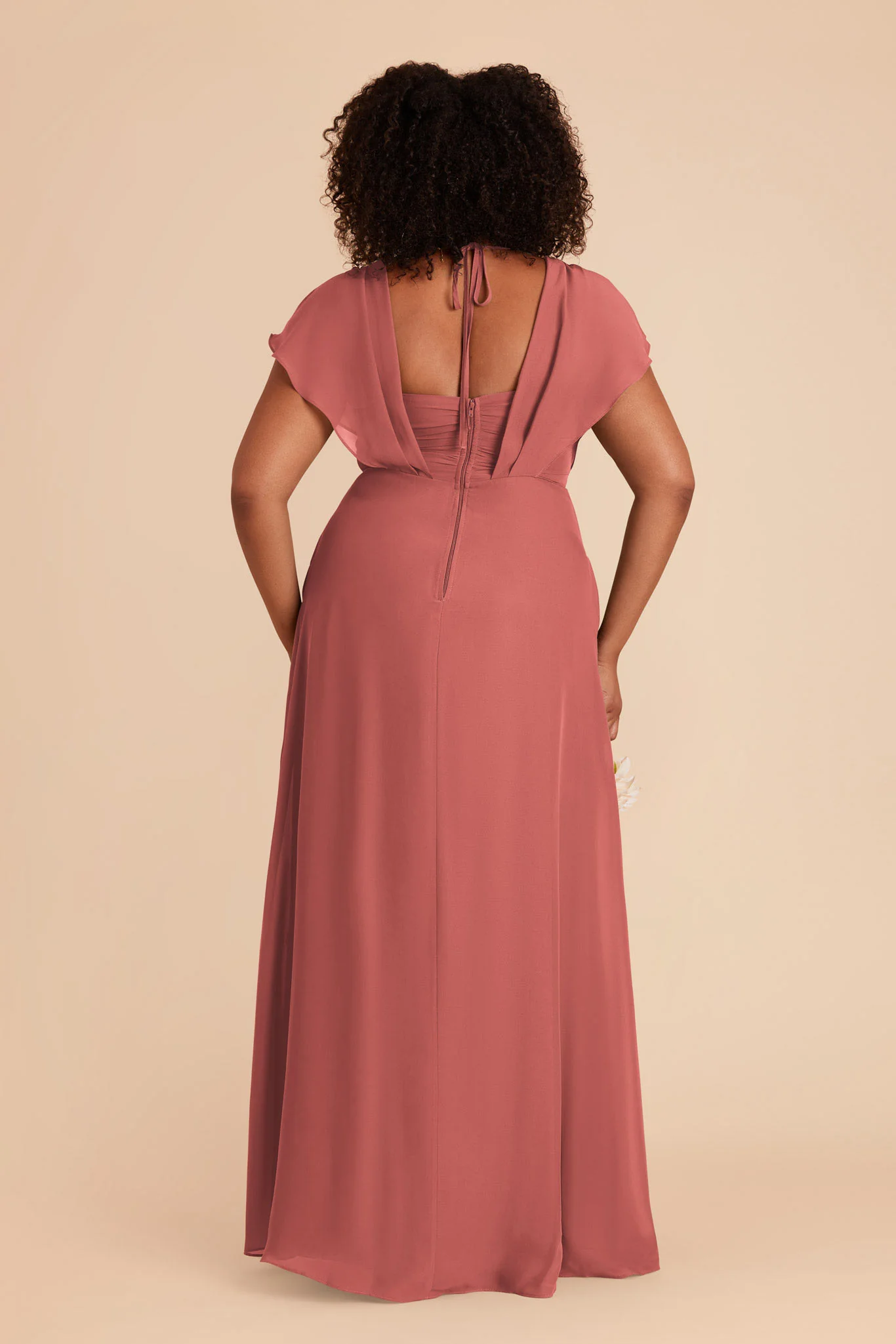 Violet Chiffon Dress - Wild Rose - Image 8