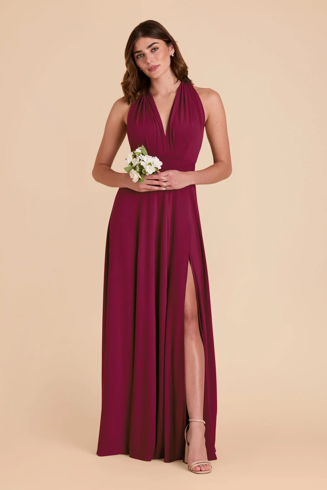 Willow Luxe Stretch Knit Dress - Berry - Image 18