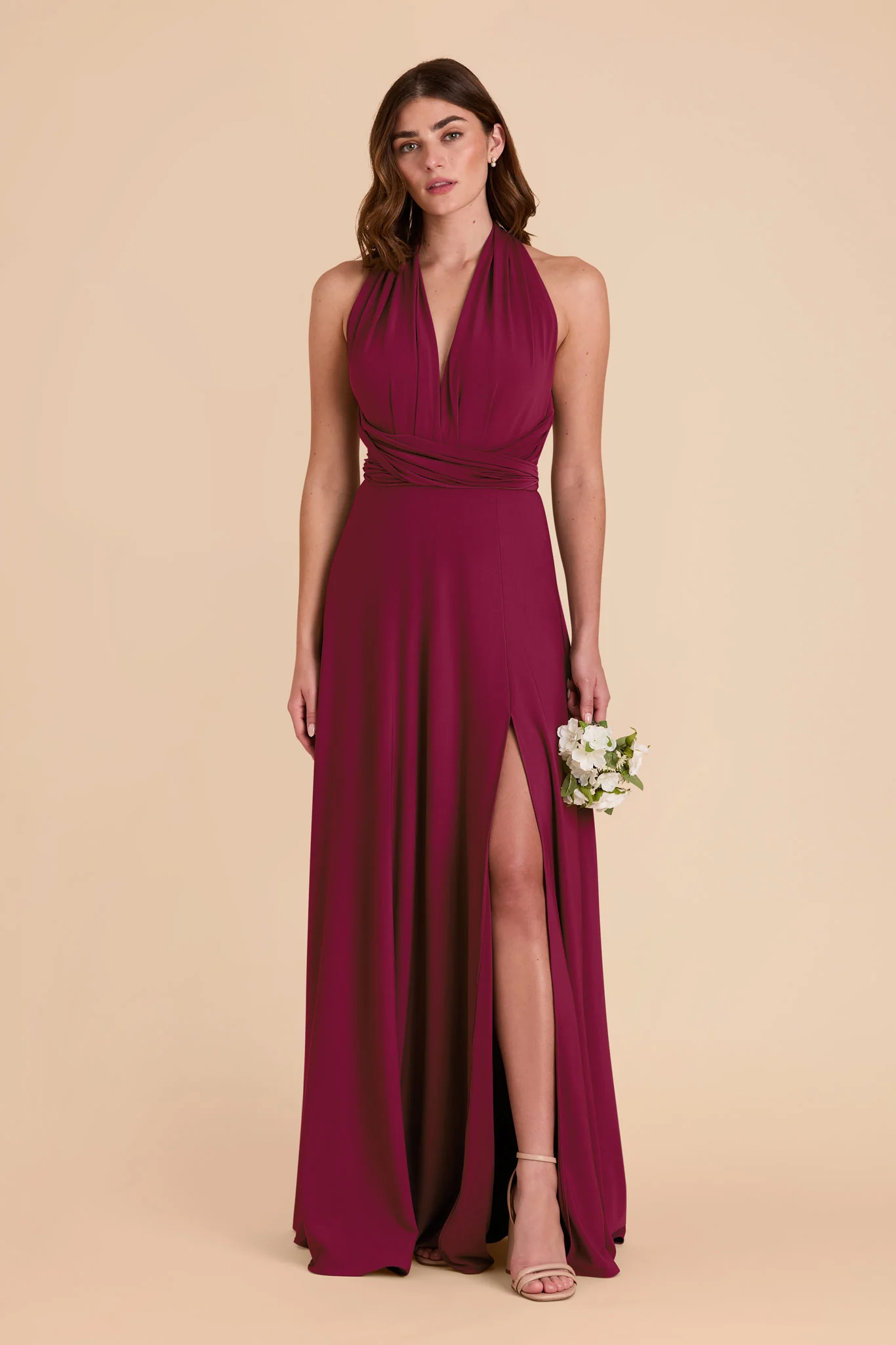 Willow Luxe Stretch Knit Dress - Berry - Image 5