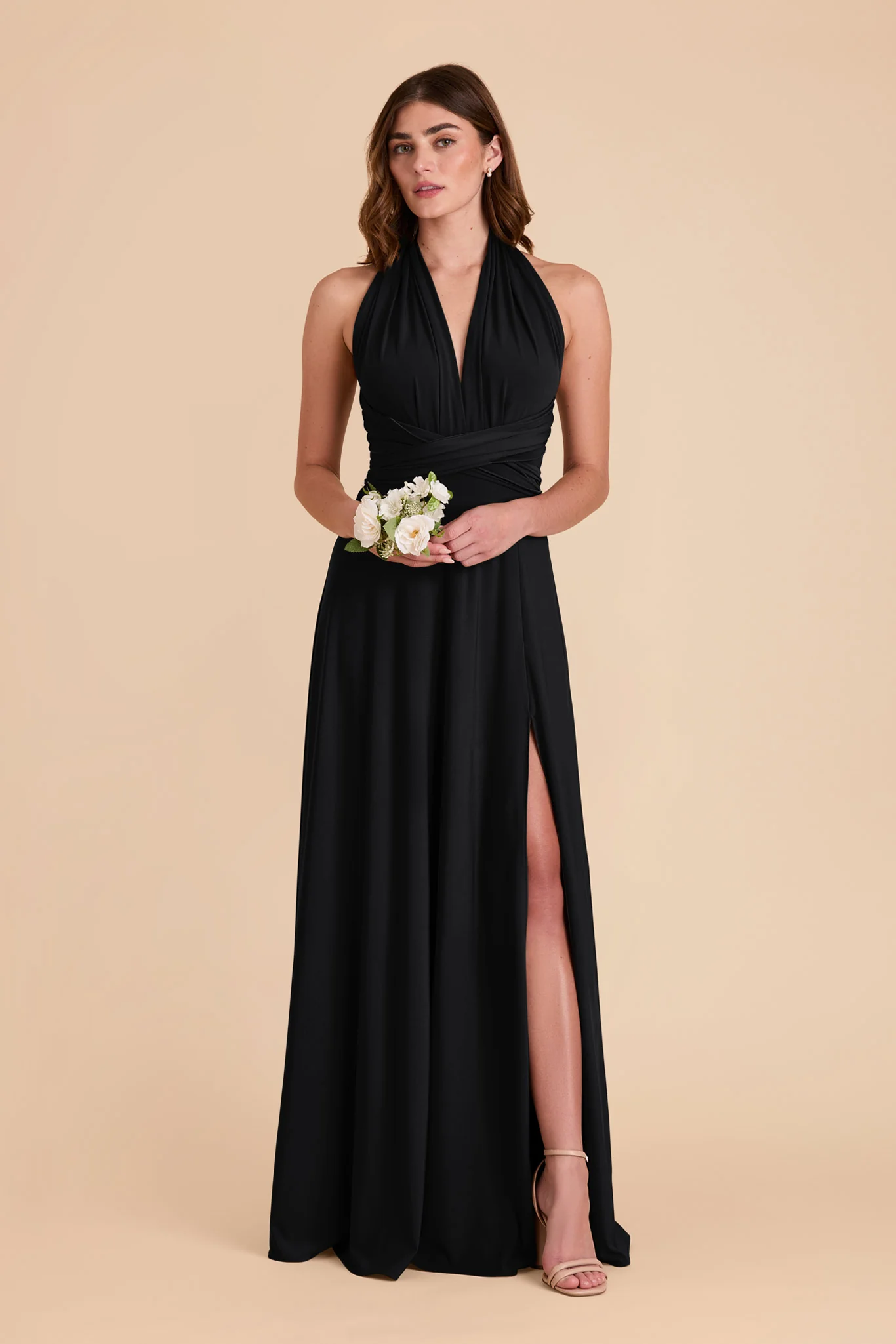Willow Luxe Stretch Knit Dress - Black - Image 15