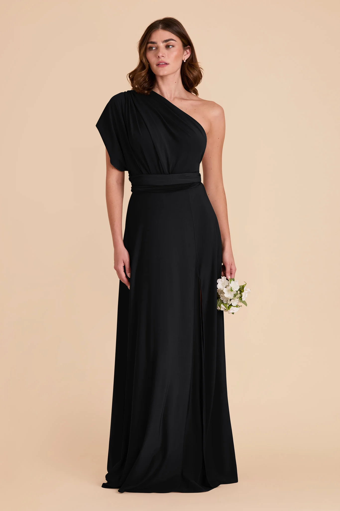 Willow Luxe Stretch Knit Dress - Black - Image 25