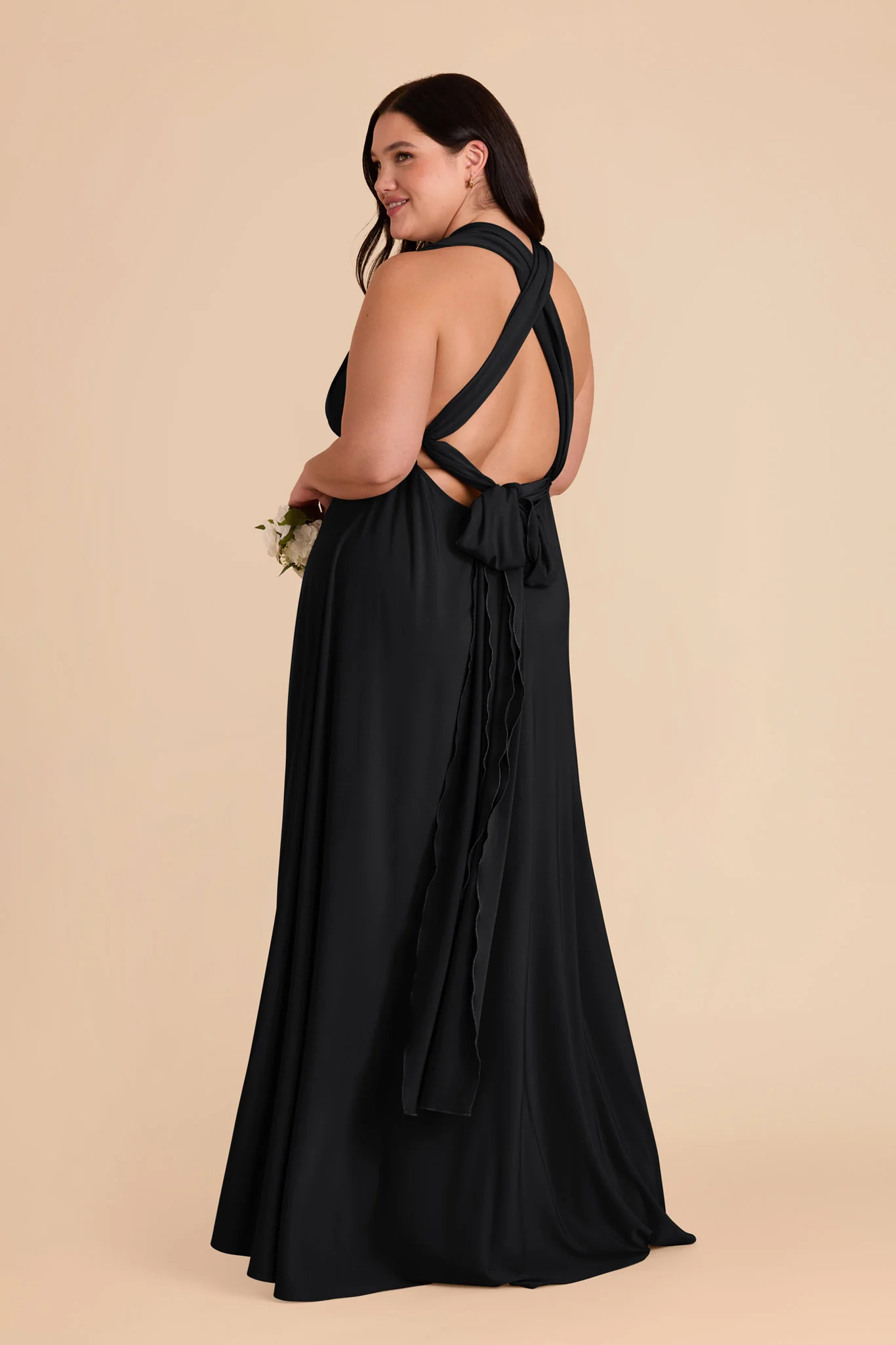 Willow Luxe Stretch Knit Dress - Black - Image 42